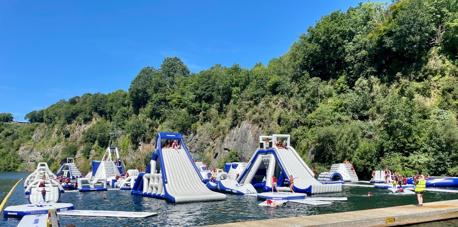 adrenalin quarry aquapark review cornwall family with kids