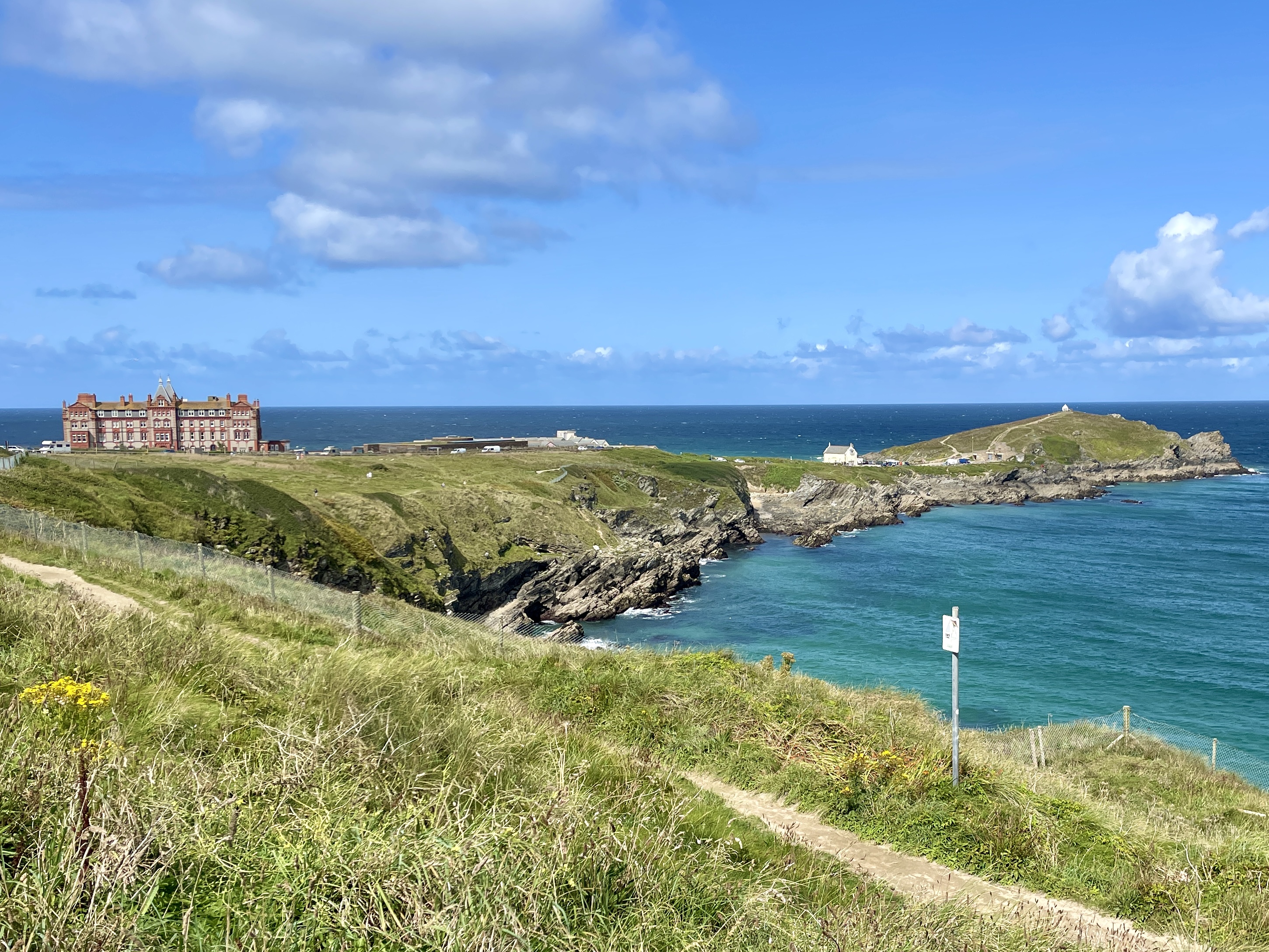 The Headland Hotel in Newquay and Towan Headland