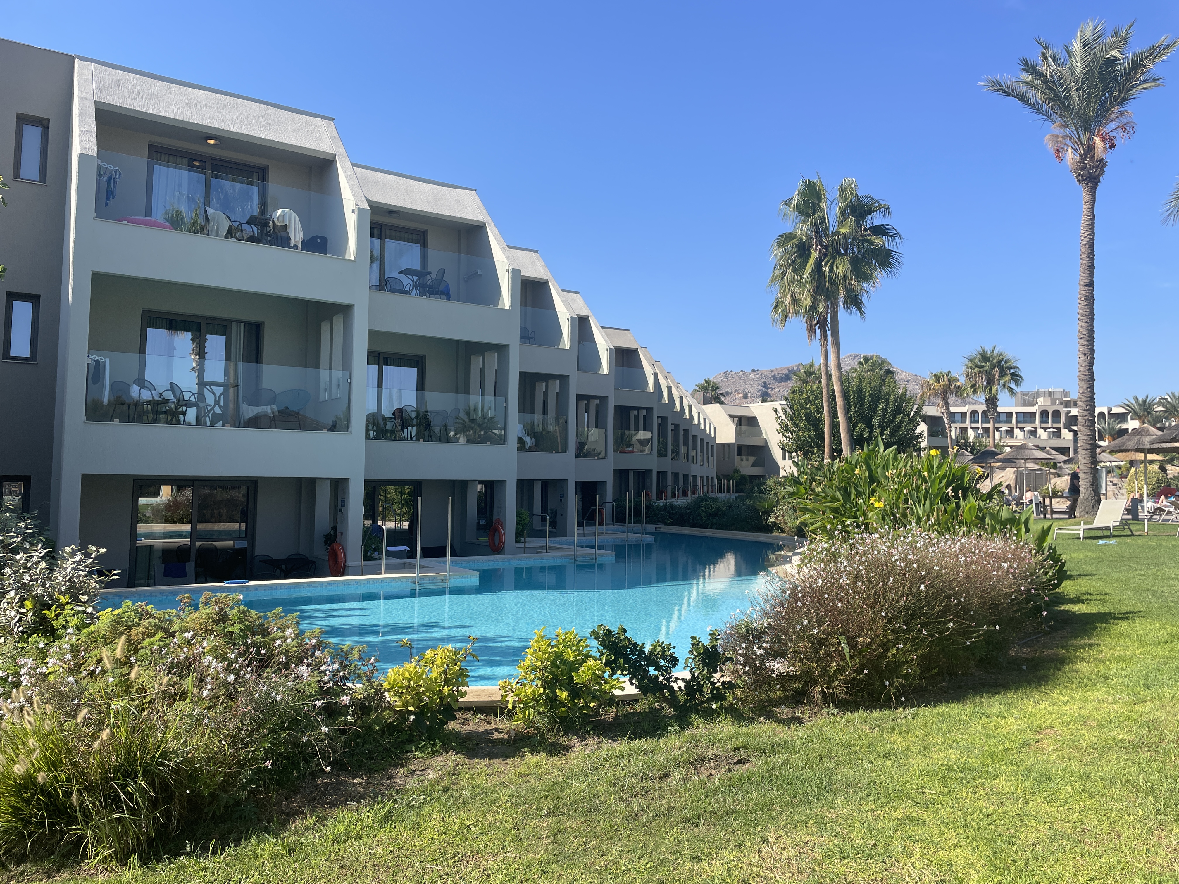 Hotel swim up rooms accommodation at atlantica aegean blue rhodes 