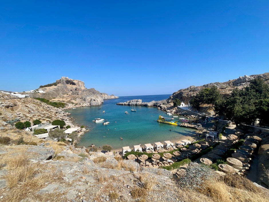 St Paul's Bay Lindos Rhodes Greece