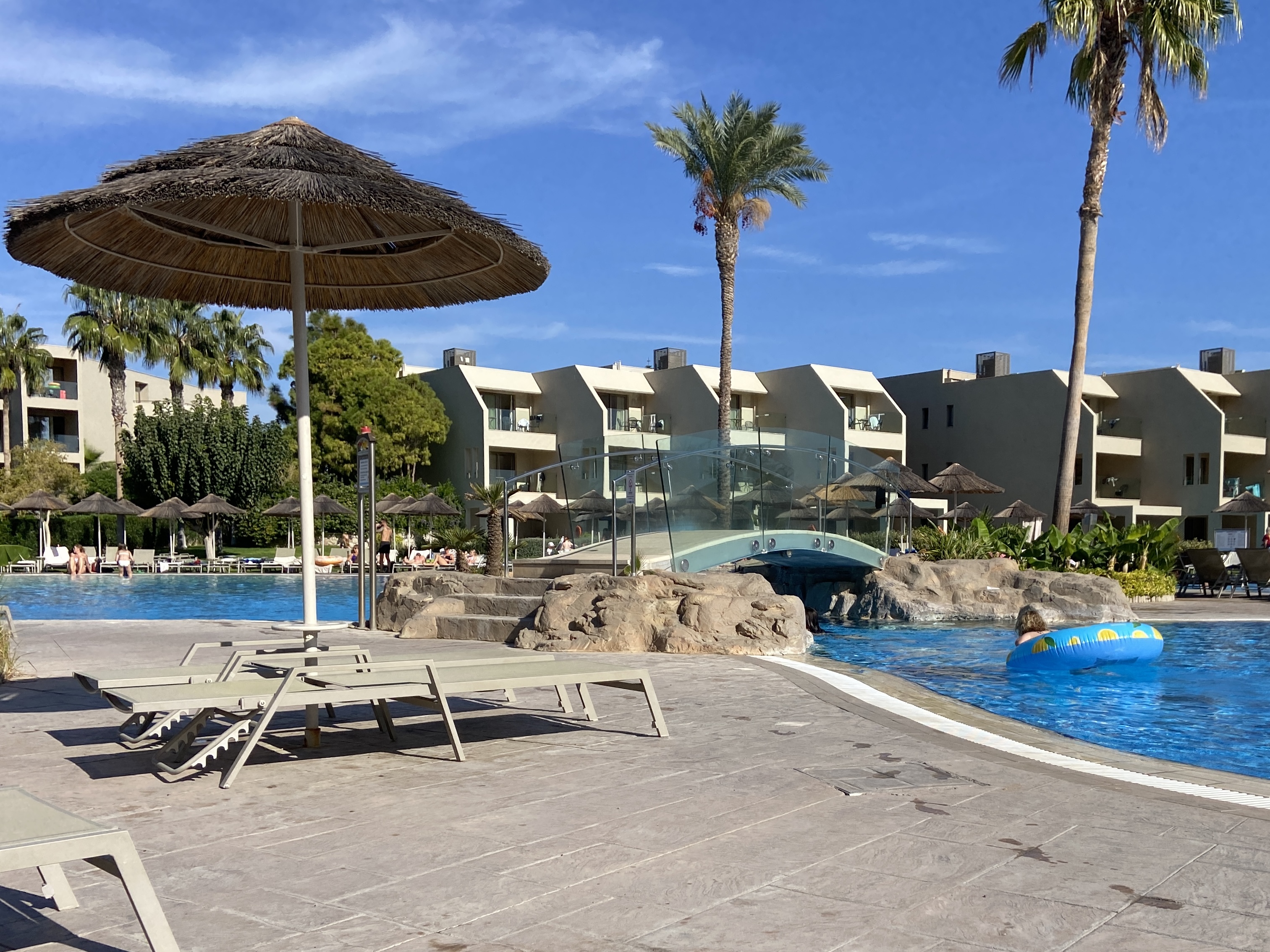 Pools at the Atlantica Aegean Blue Resort in Kolymbia Rhodes