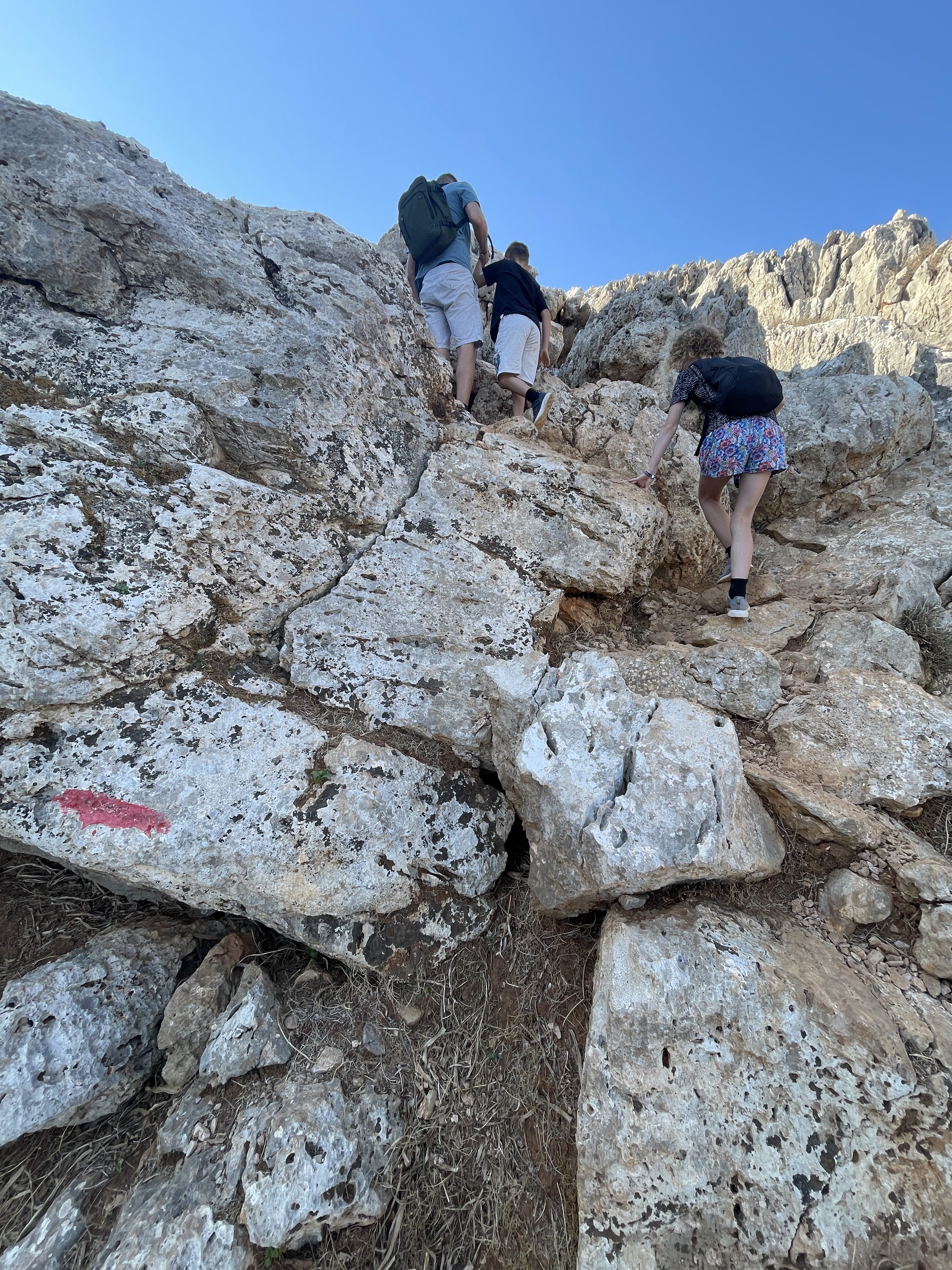 Tsambika Mountain hike in Kolymbia, Rhodes, Greece