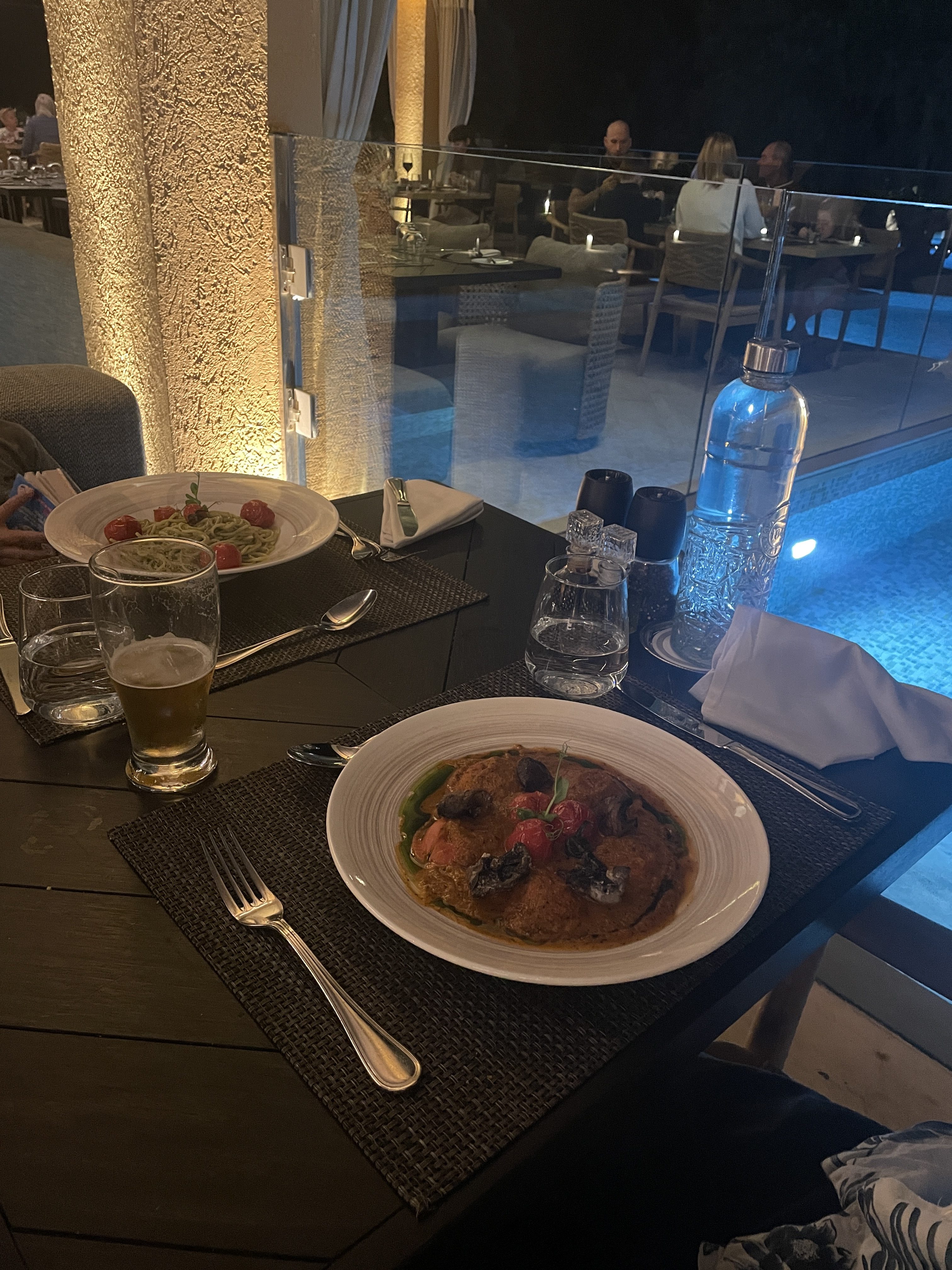 La Trattoria Italian a la carte restaurant at atlantica aegean blue hotel rhodes greece