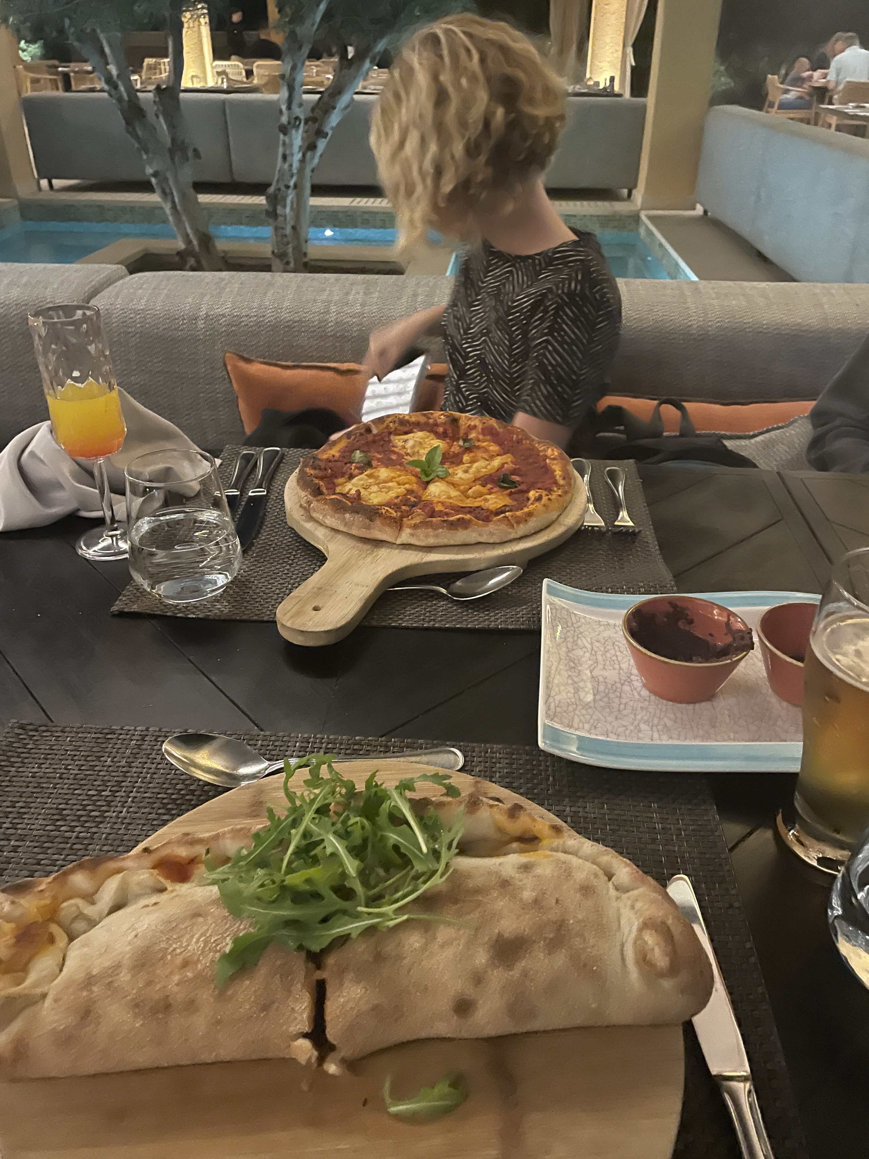 La Trattoria Italian a la carte restaurant at atlantica aegean blue hotel rhodes greece
