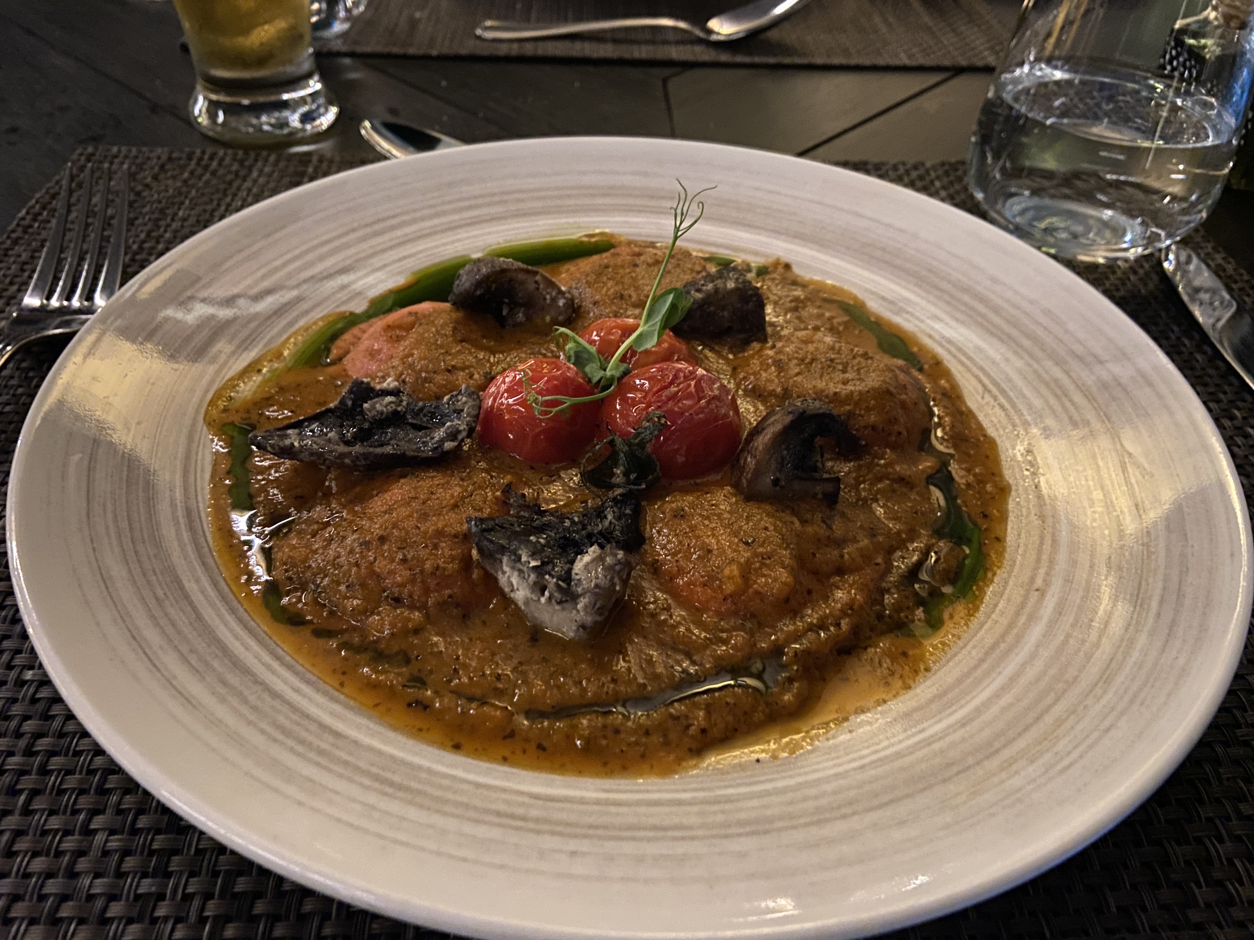 La Trattoria Italian a la carte restaurant at atlantica aegean blue hotel rhodes greece