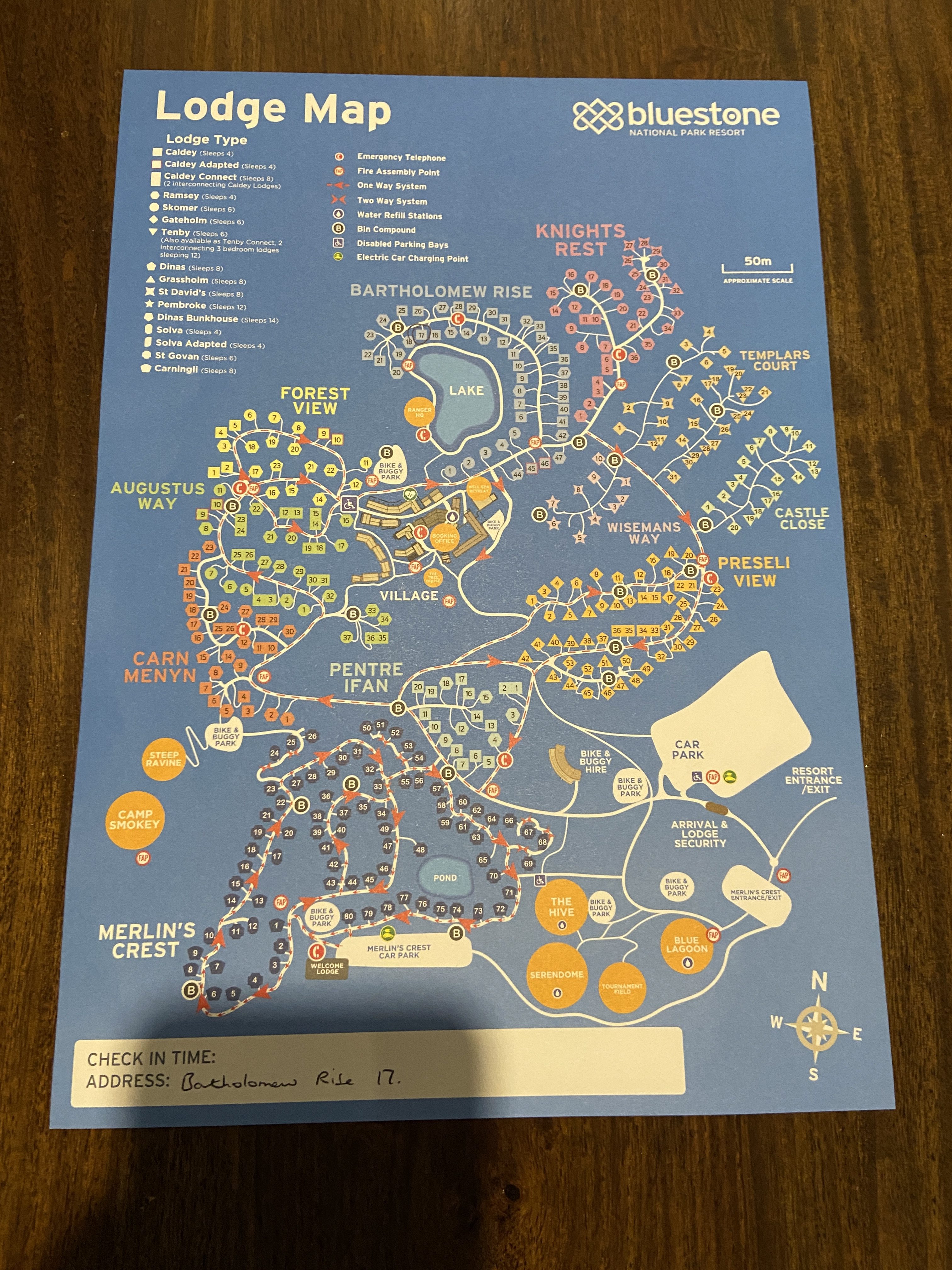 Bluestone Resort Map December 2024