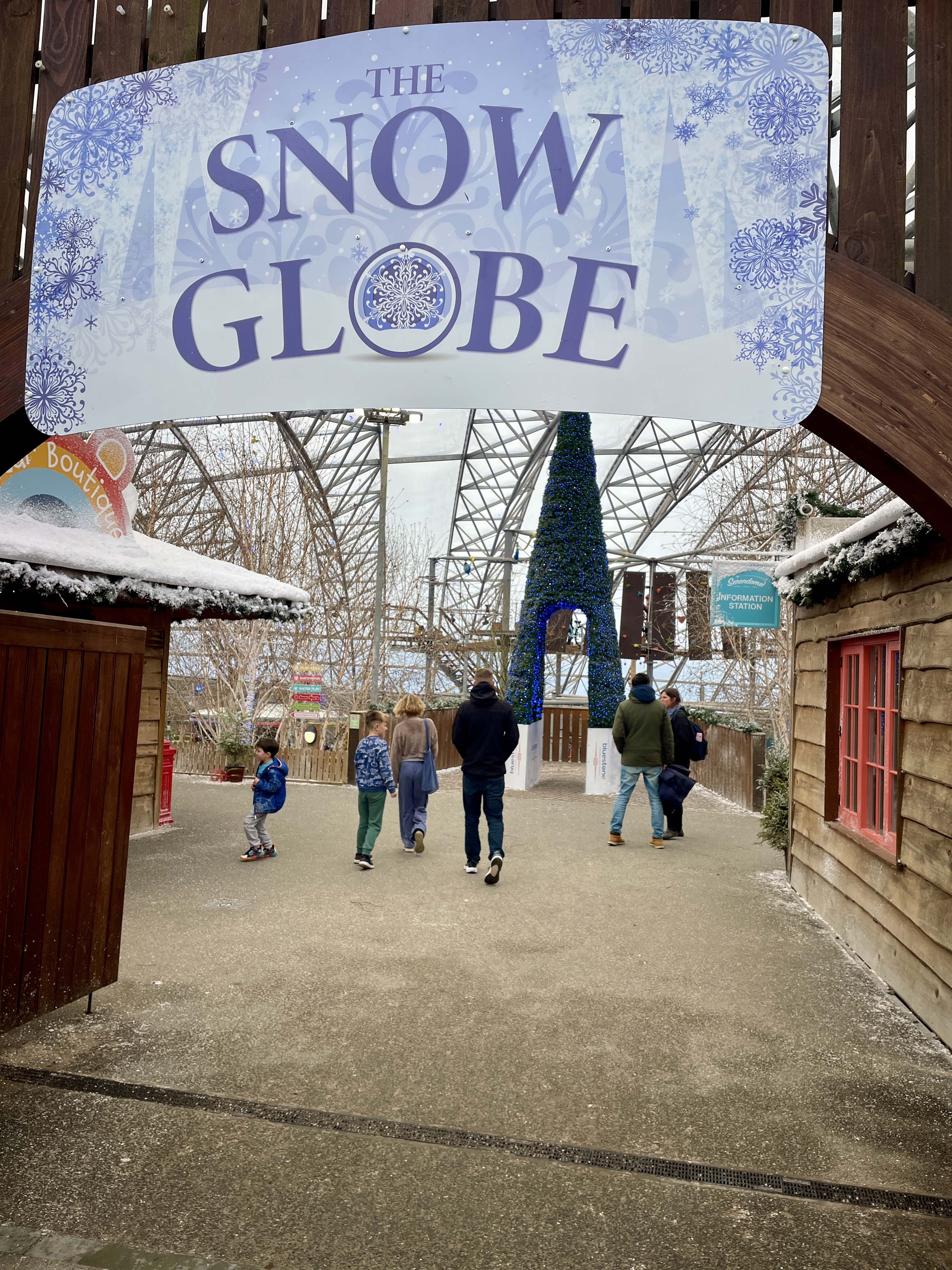 the snow globe bluestone serendome
