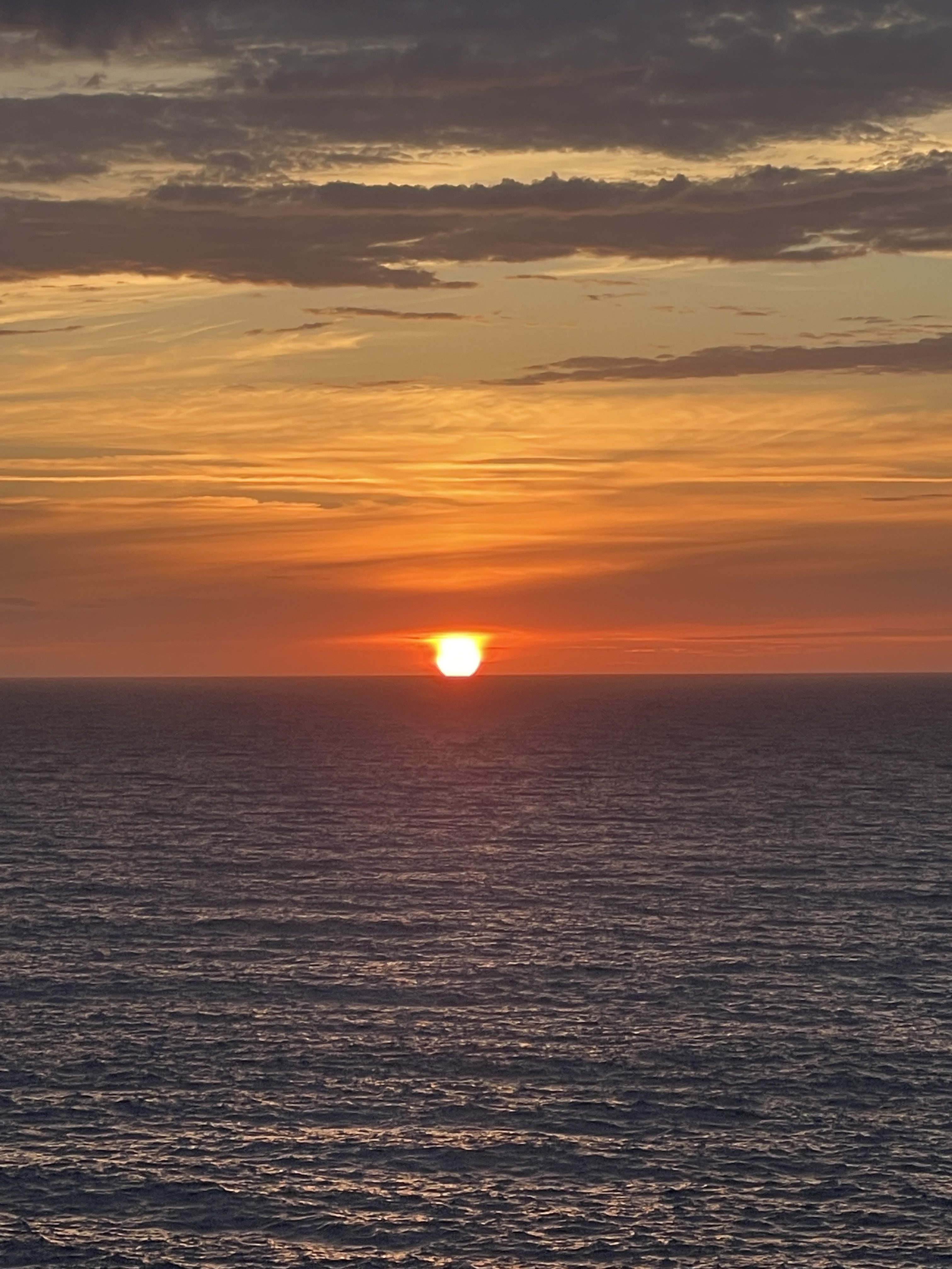 Gorgeous sunset from Pentire Headland in Newquay
