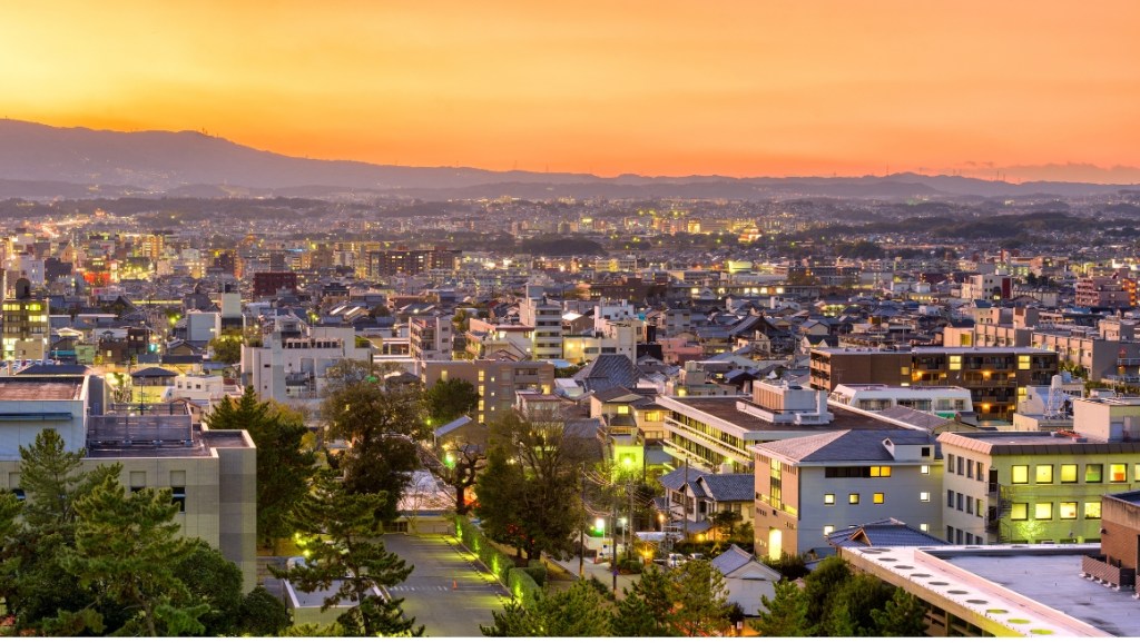Nara Japan City Skyline
