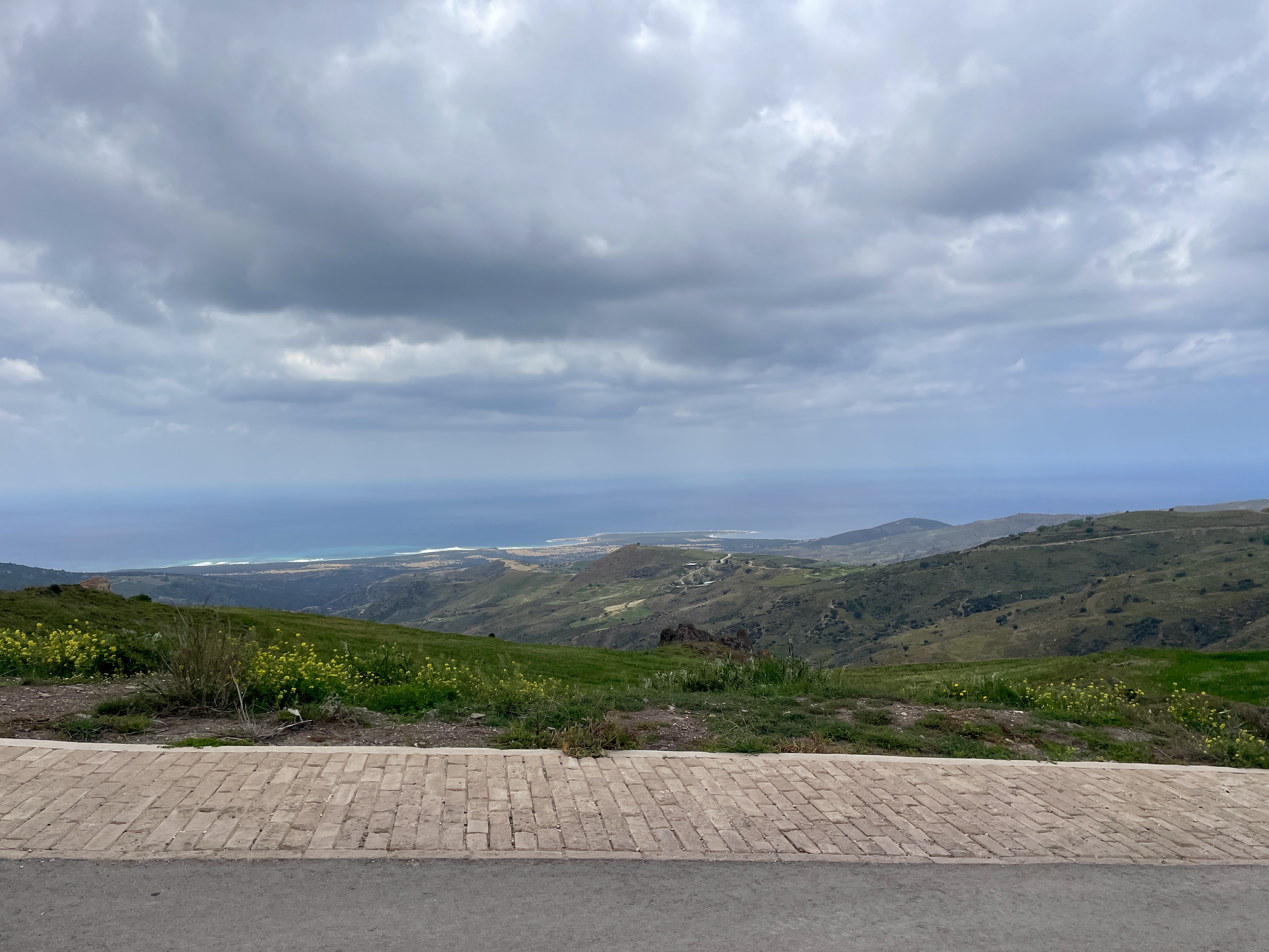 Rusty Viewpoint Cyprus Near Ineia with Views of lara beach 