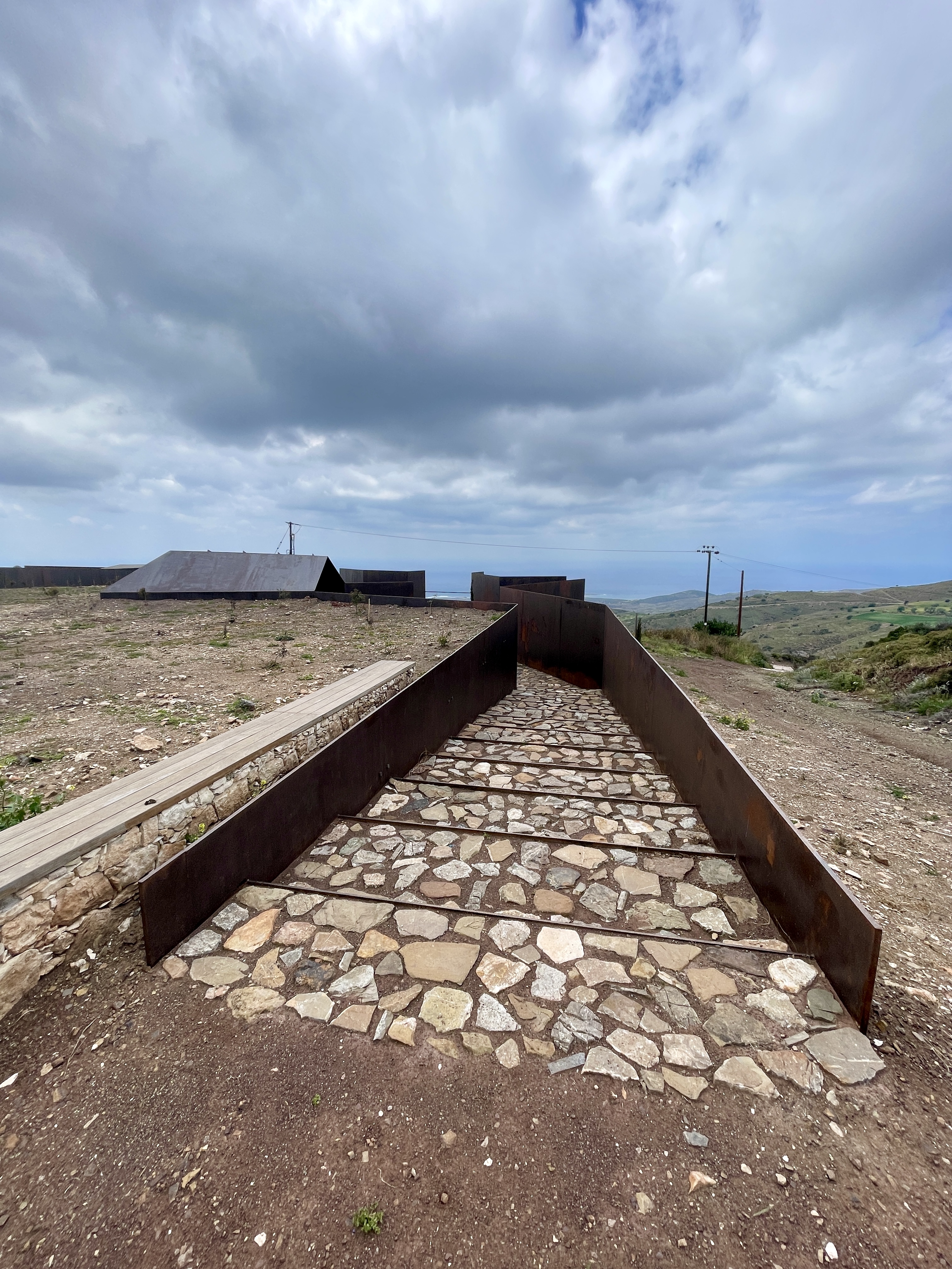 Rusty Viewpoint Cyprus Near Ineia with Views of lara beach 
