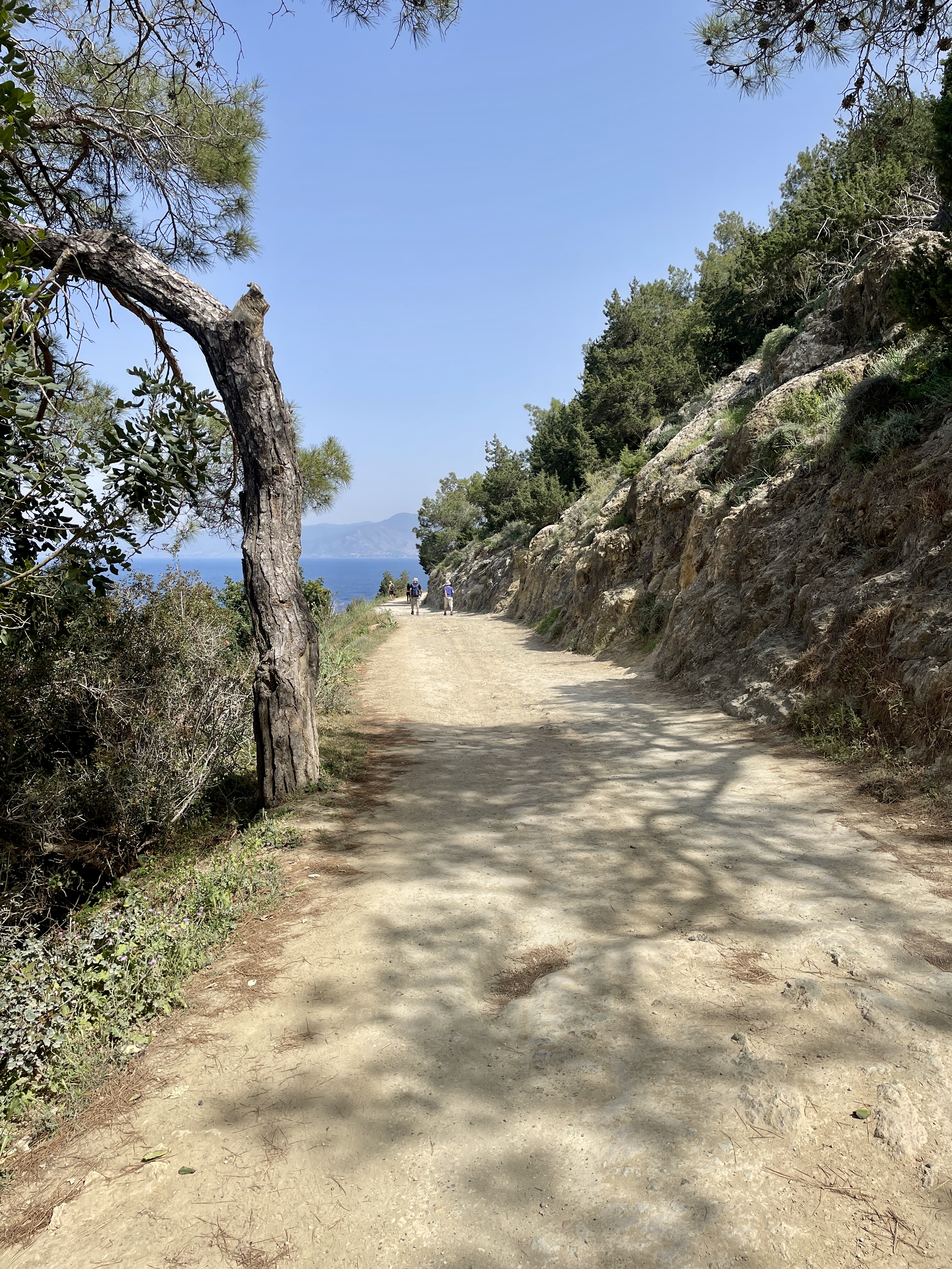 Walking the Aphrodite Nature Trail Coastal Route to Blue Lagoon
