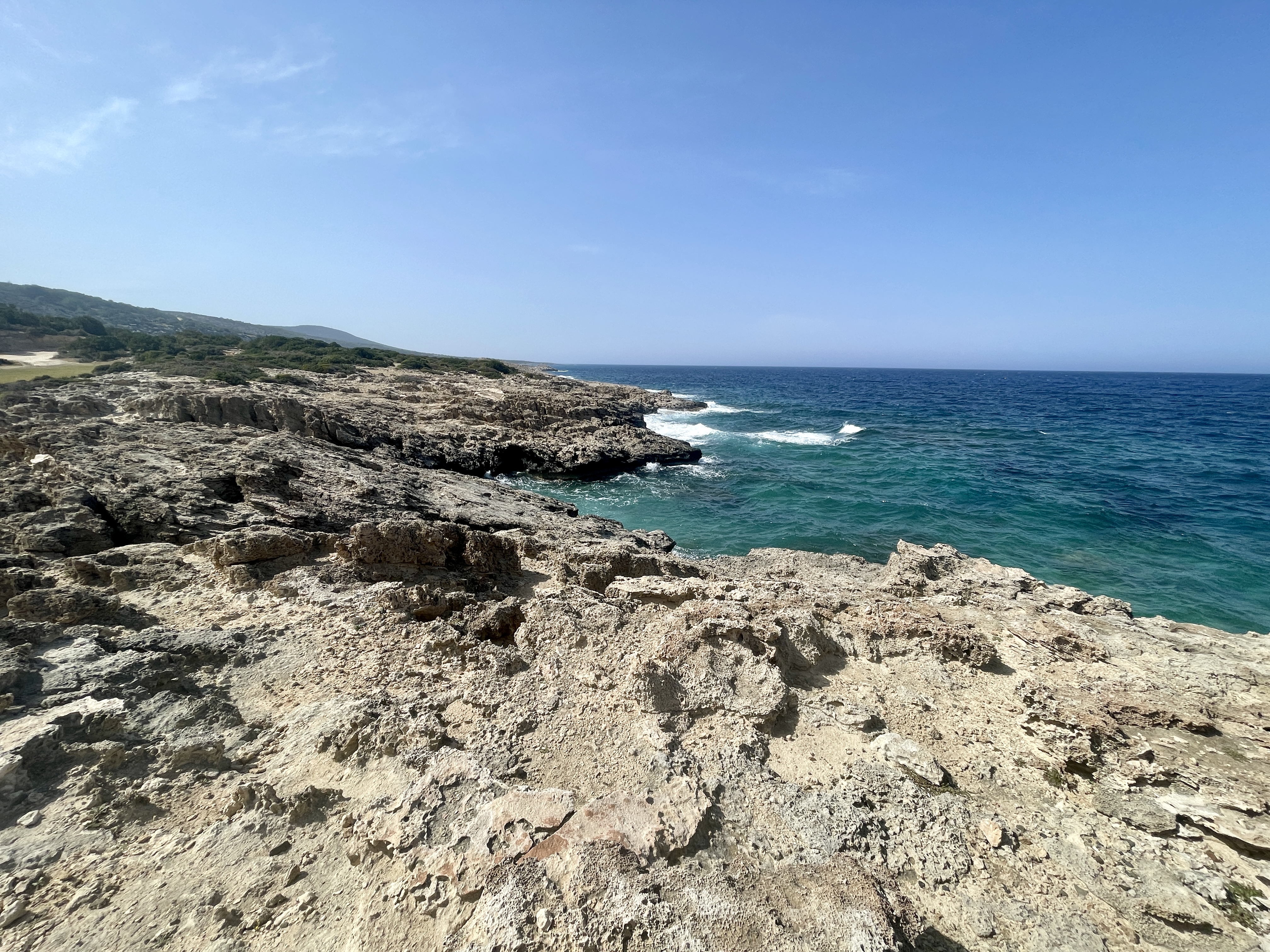 Walking the Aphrodite Nature Trail Coastal Route to Blue Lagoon
