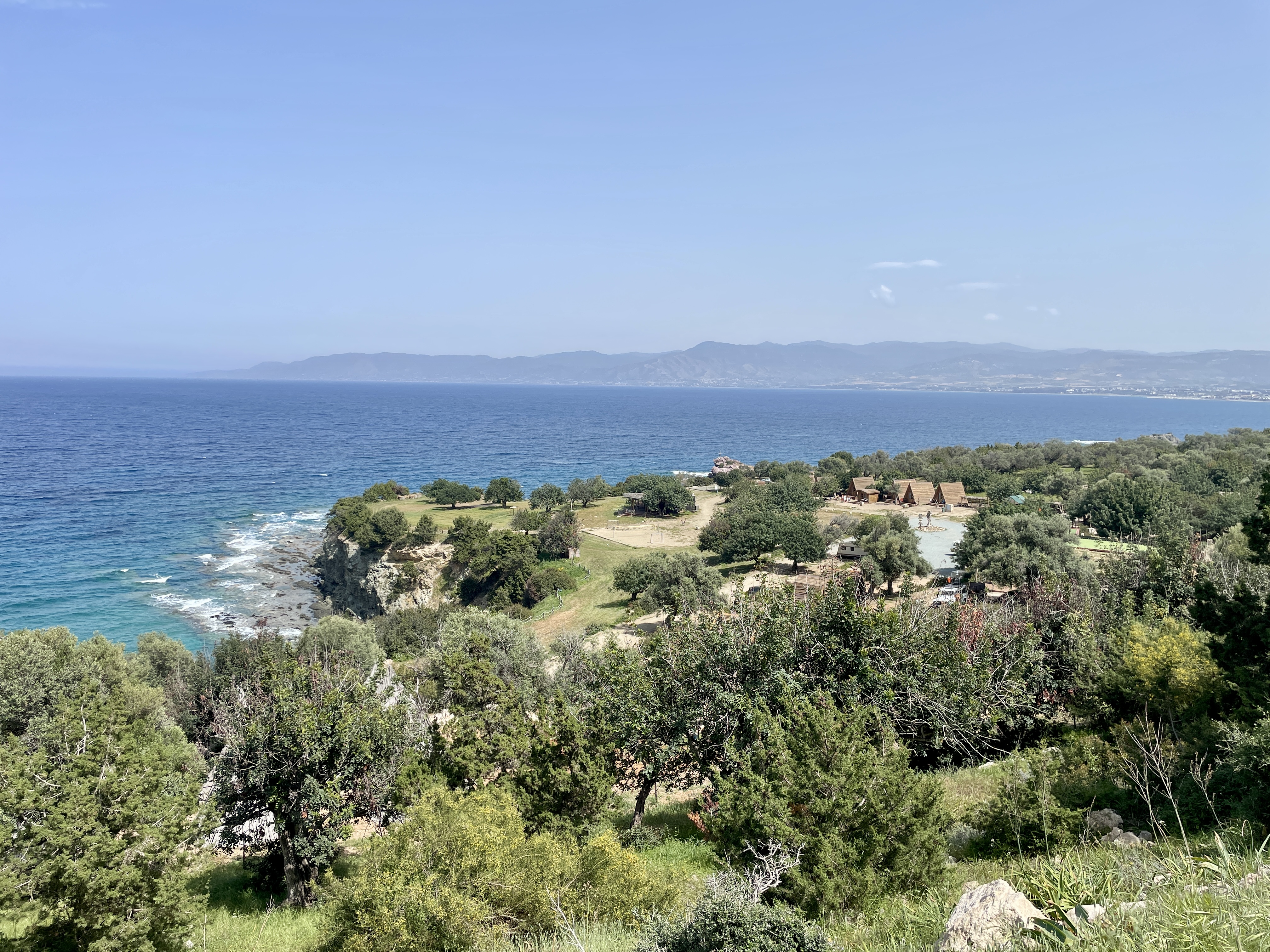 Walking the Aphrodite Nature Trail Coastal Route to Blue Lagoon