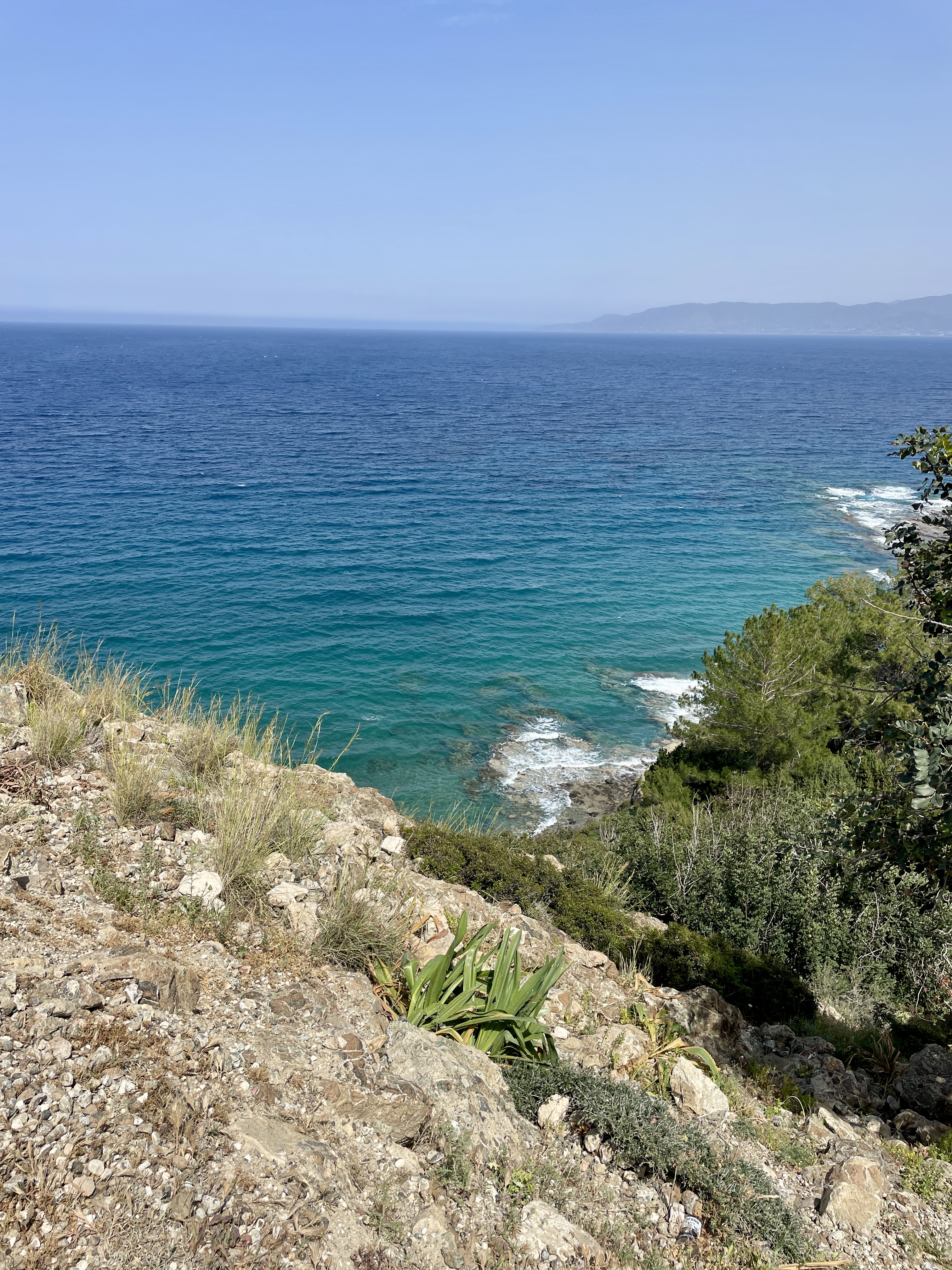 Walking the Aphrodite Nature Trail Coastal Route to Blue Lagoon
