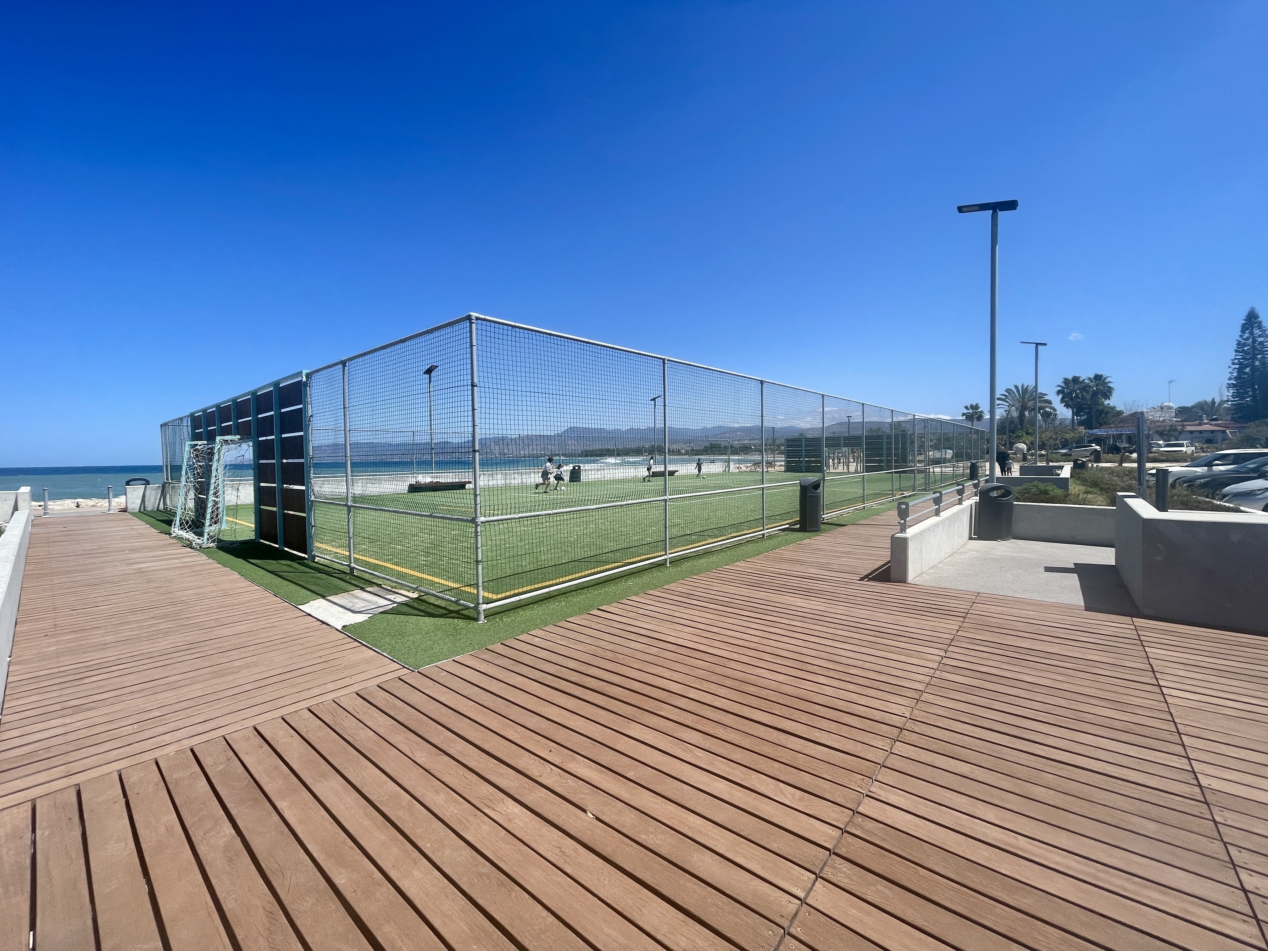 Free football cage in Latchi Cyprus