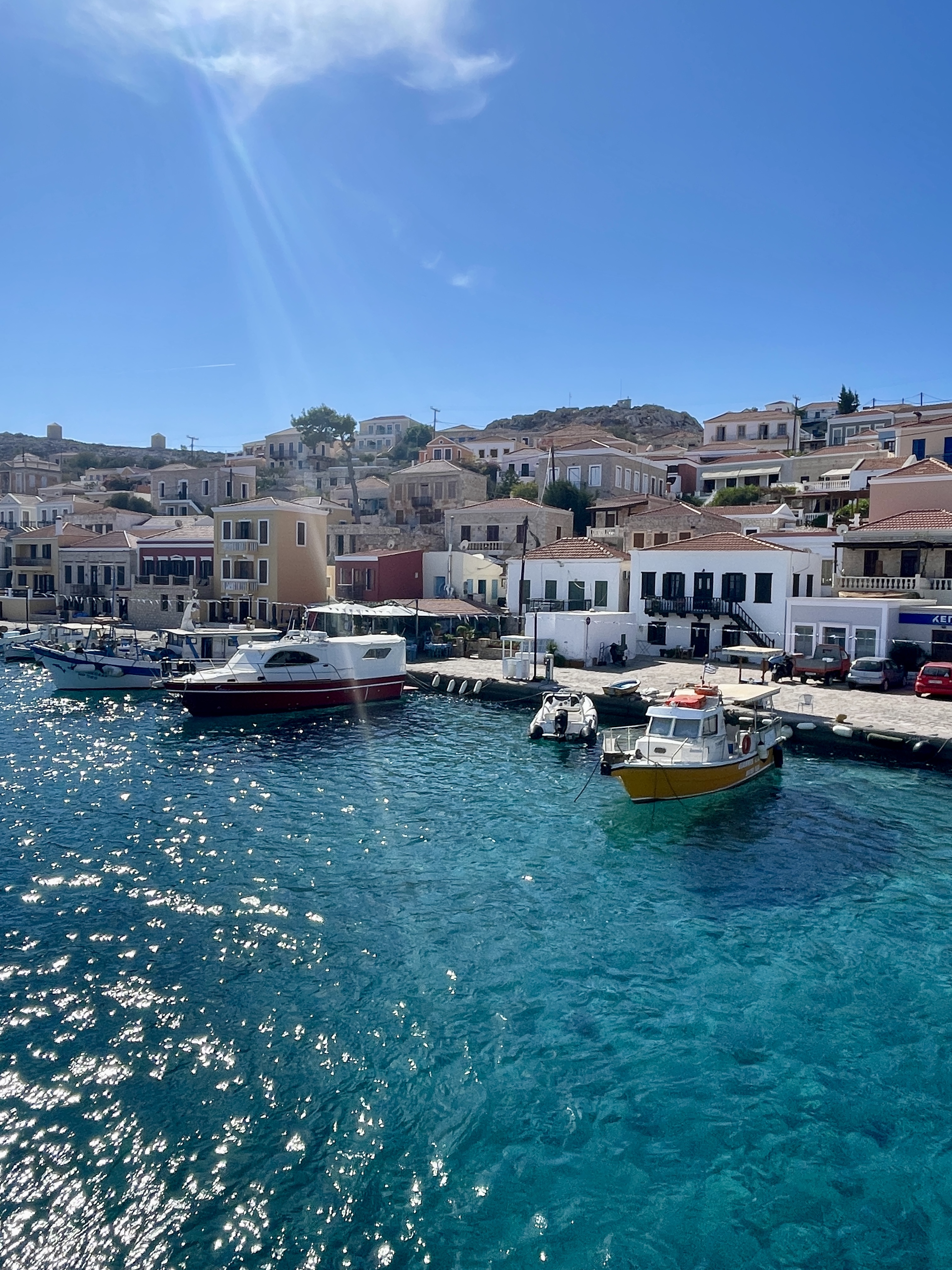Chalki Island near Rhodes in Greece