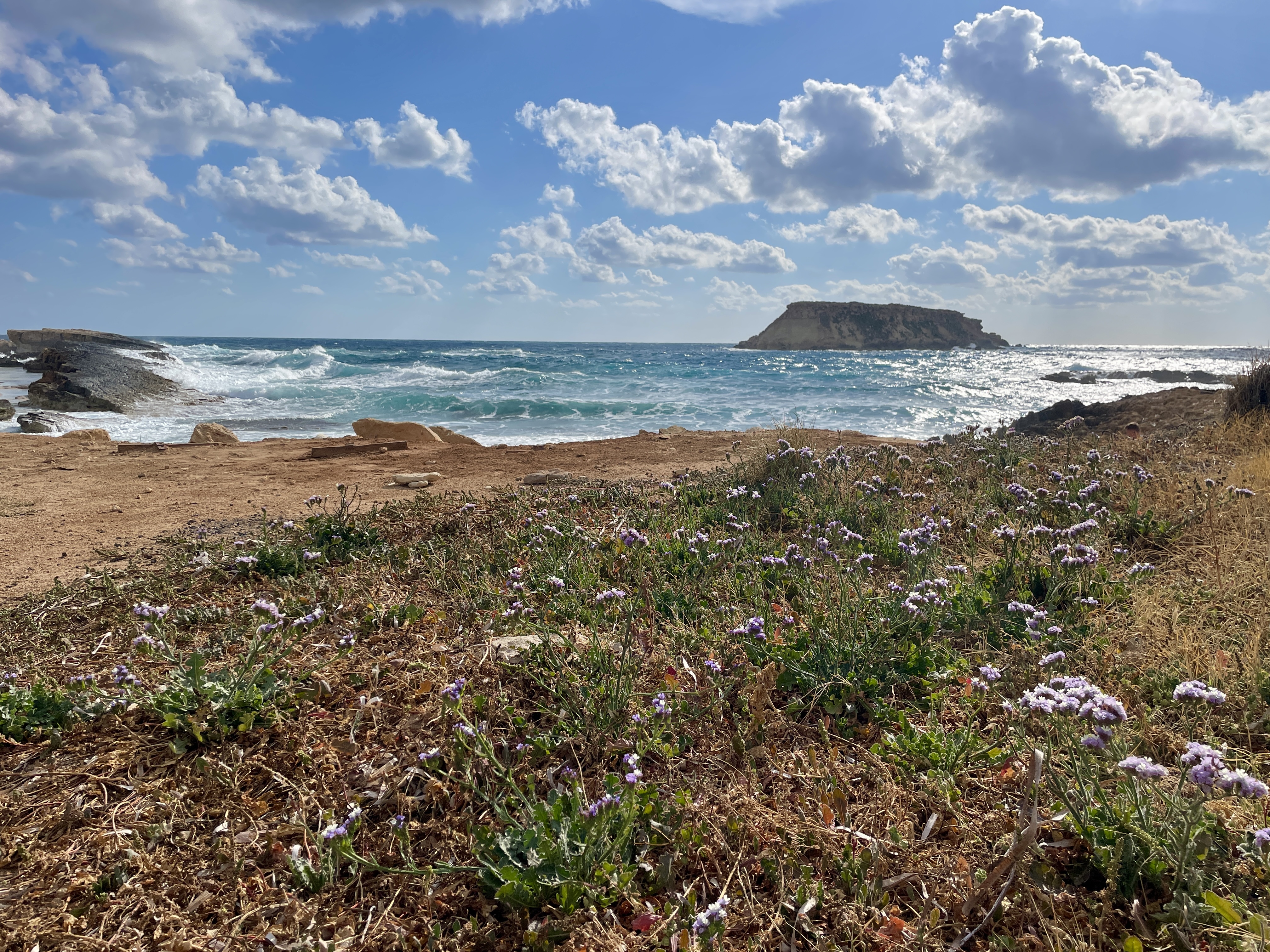View of Geronisos Island