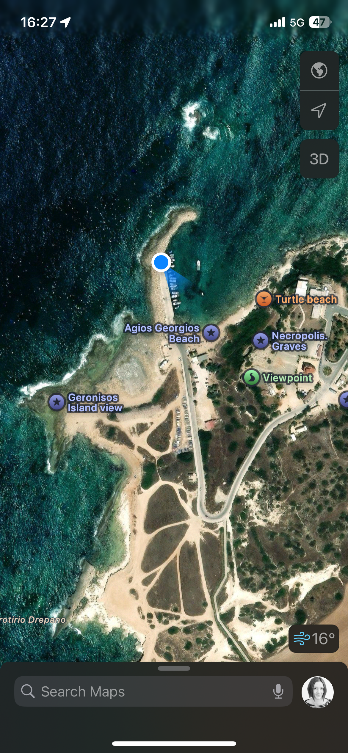 Here's where Agios Georgios Harbour is in Cyprus