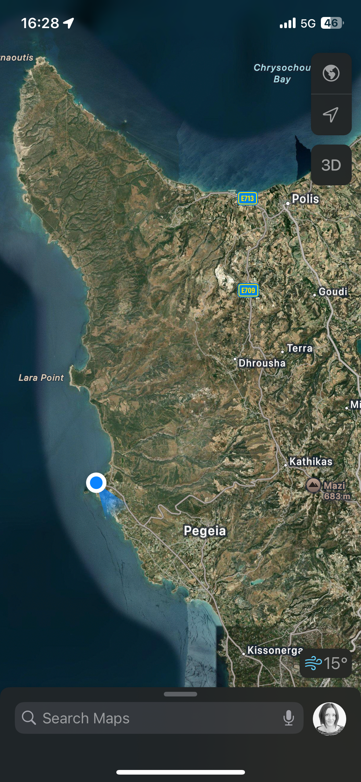 Here's where Agios Georgios Harbour is in Cyprus
