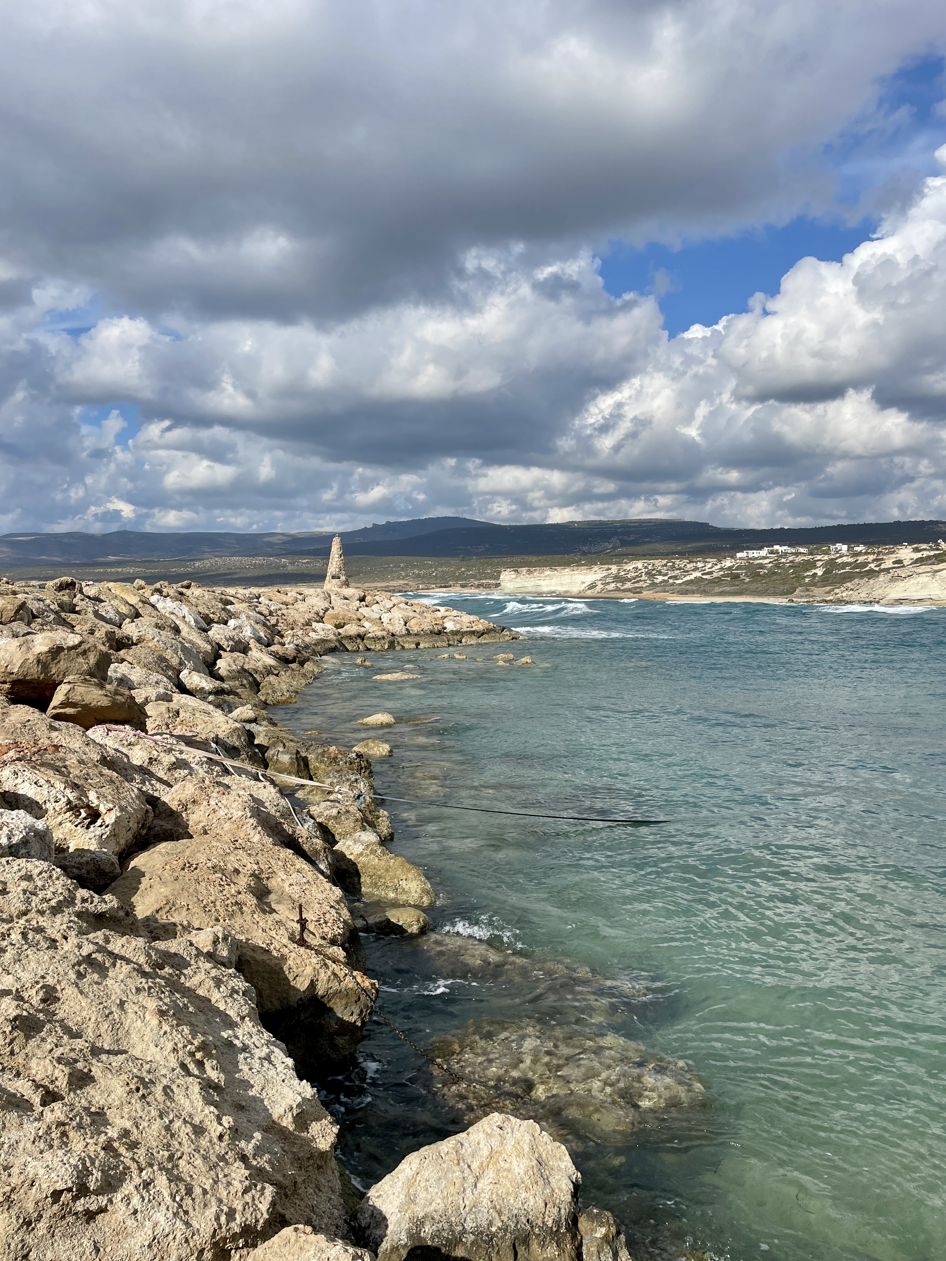 Agios Georgios Harbour in Pegeia in Cyprus in April