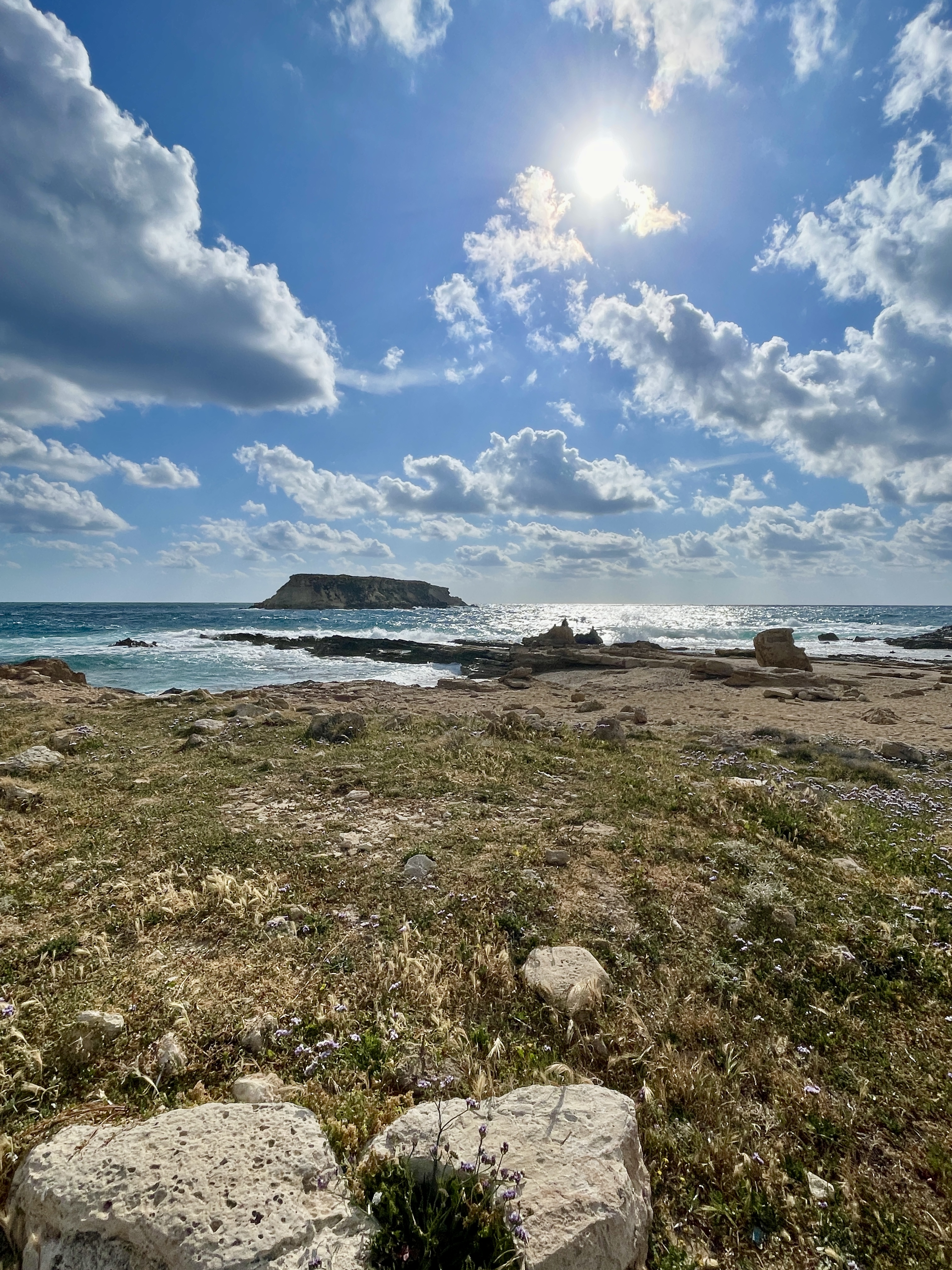 View of Geronisos Island