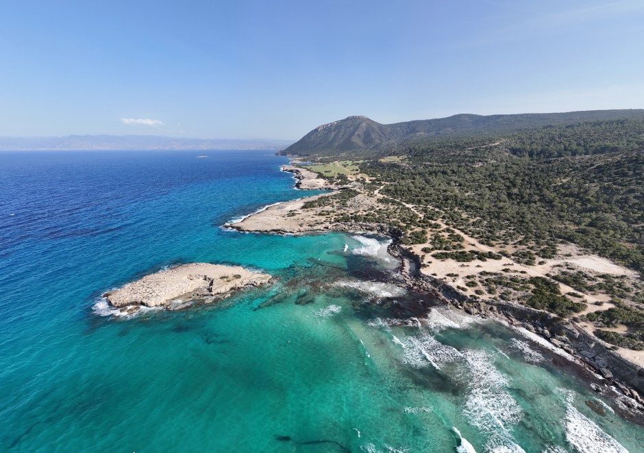 Blue Lagoon Cyrpus Family Holiday Drone Photo