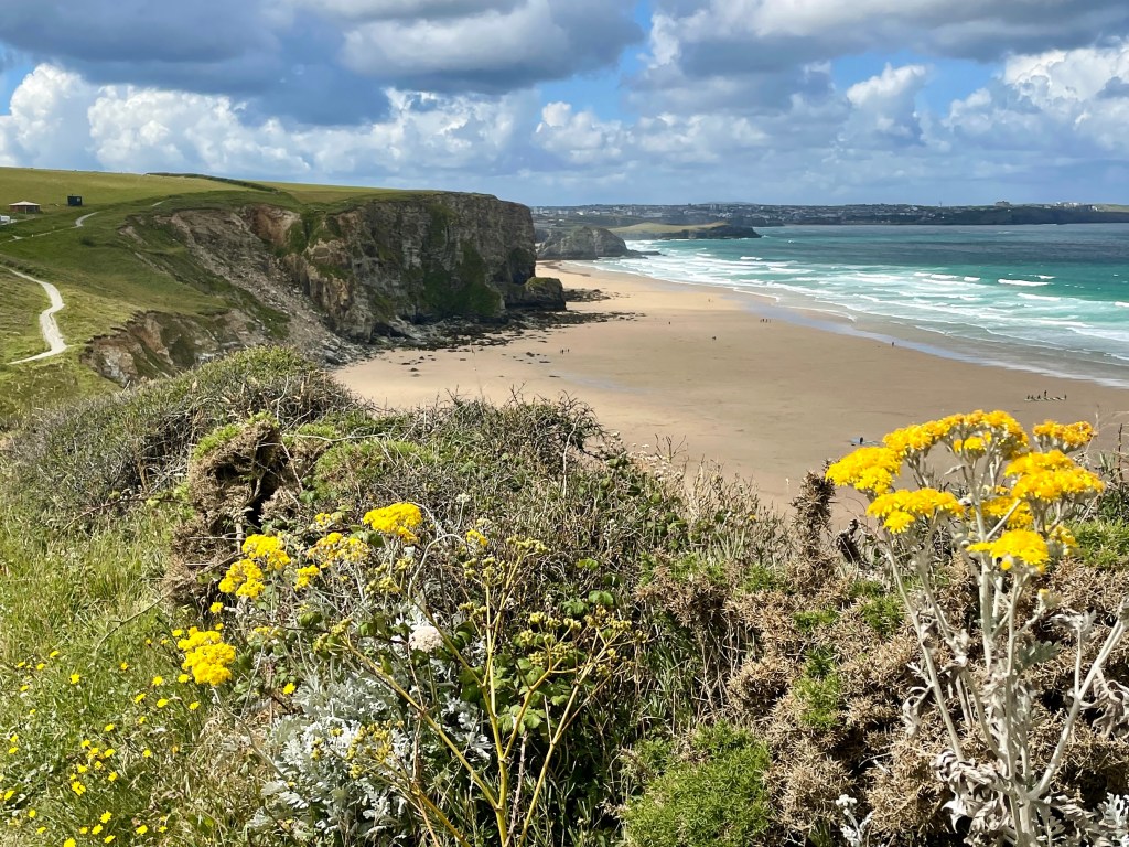 South West Coast Path Watergate Bay
