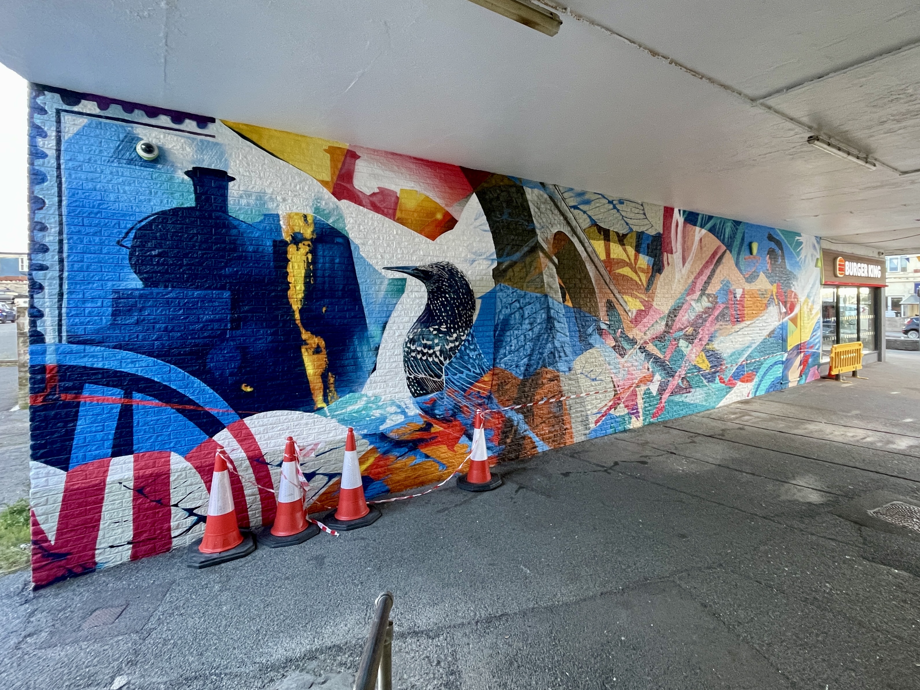 Newquay Train Station Mural by Hasan Kamil