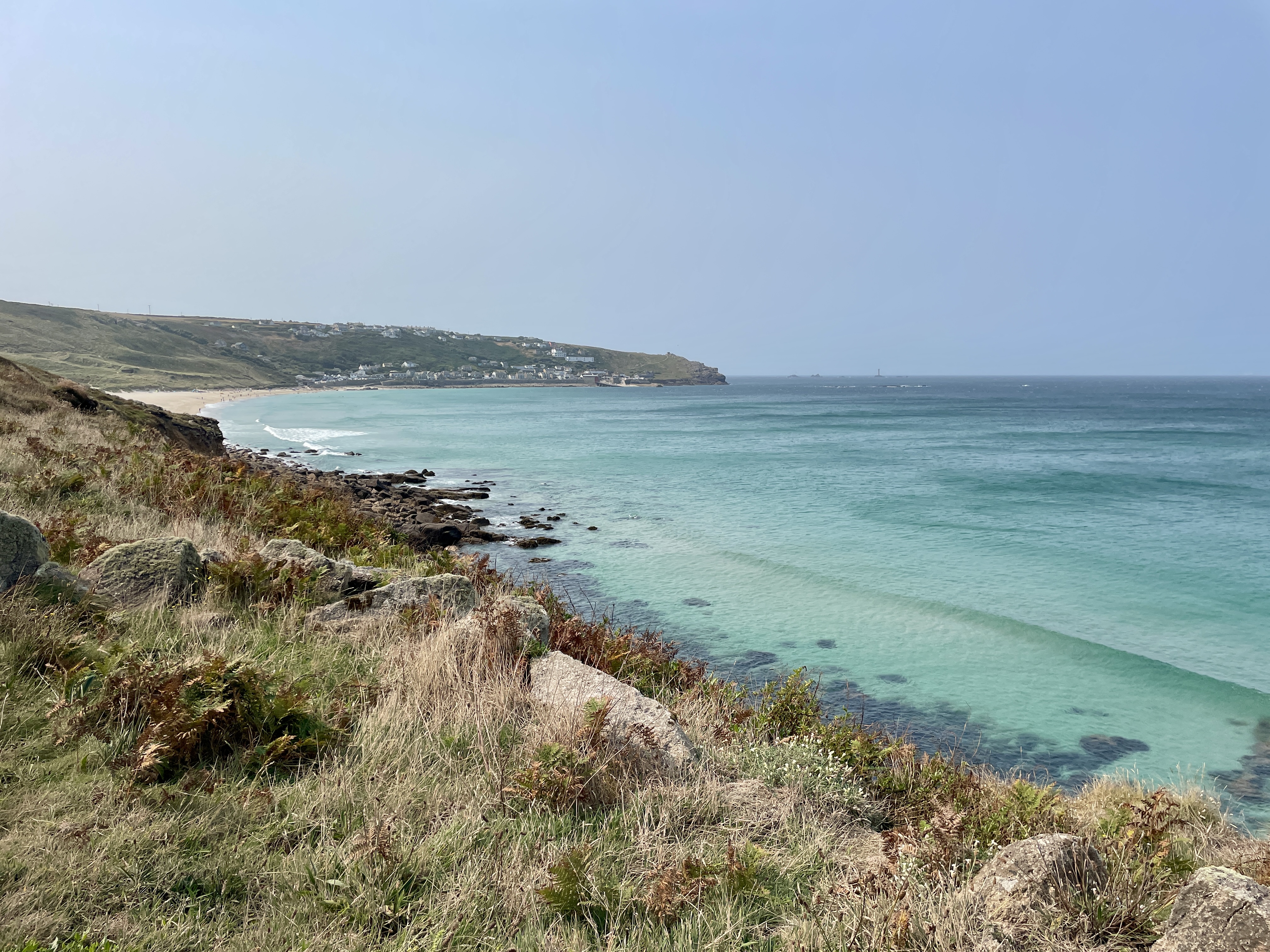 Sennen Beach view from Escalls Cliff