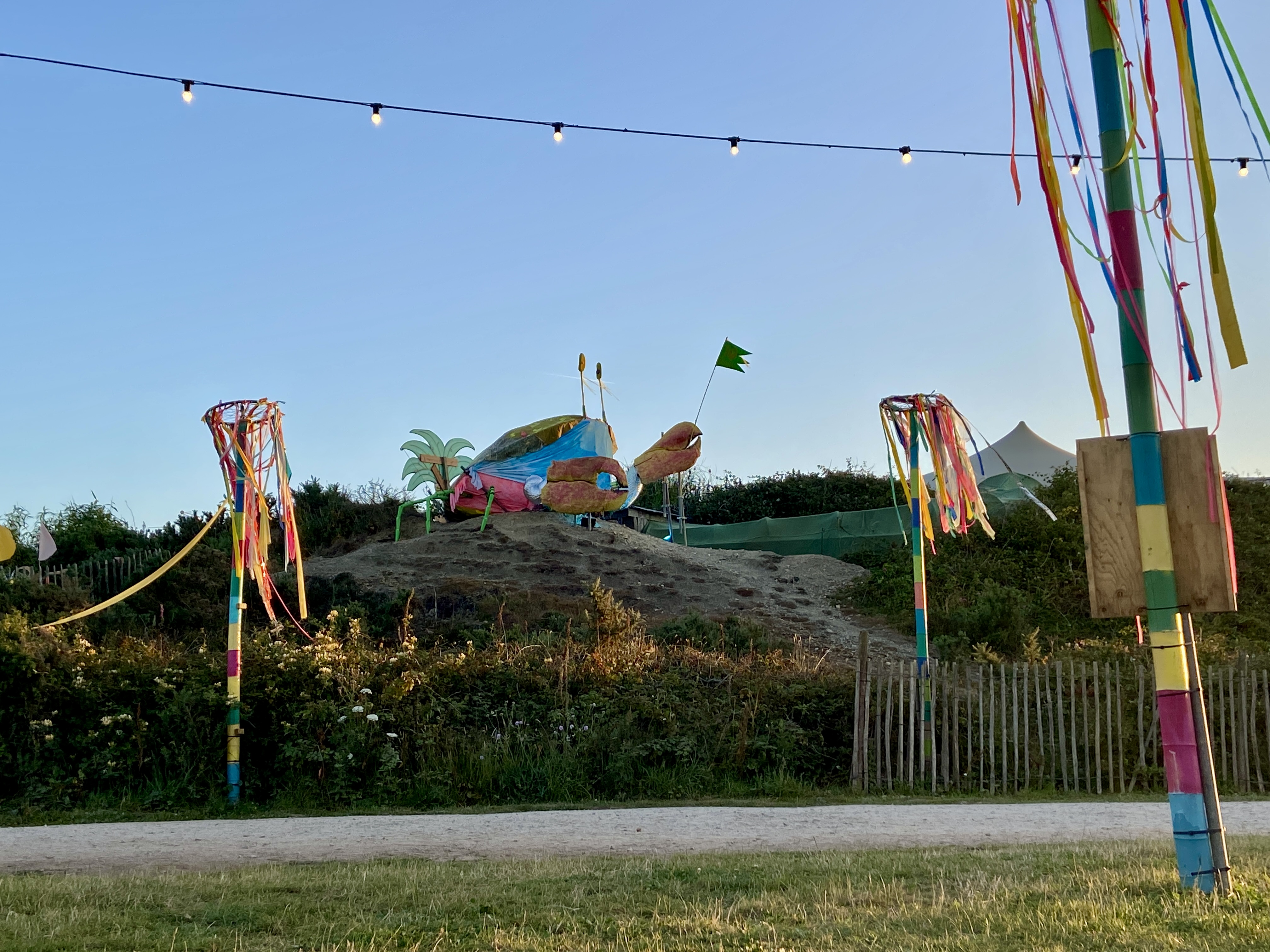 Crab art installation at Tropical Pressure 2025