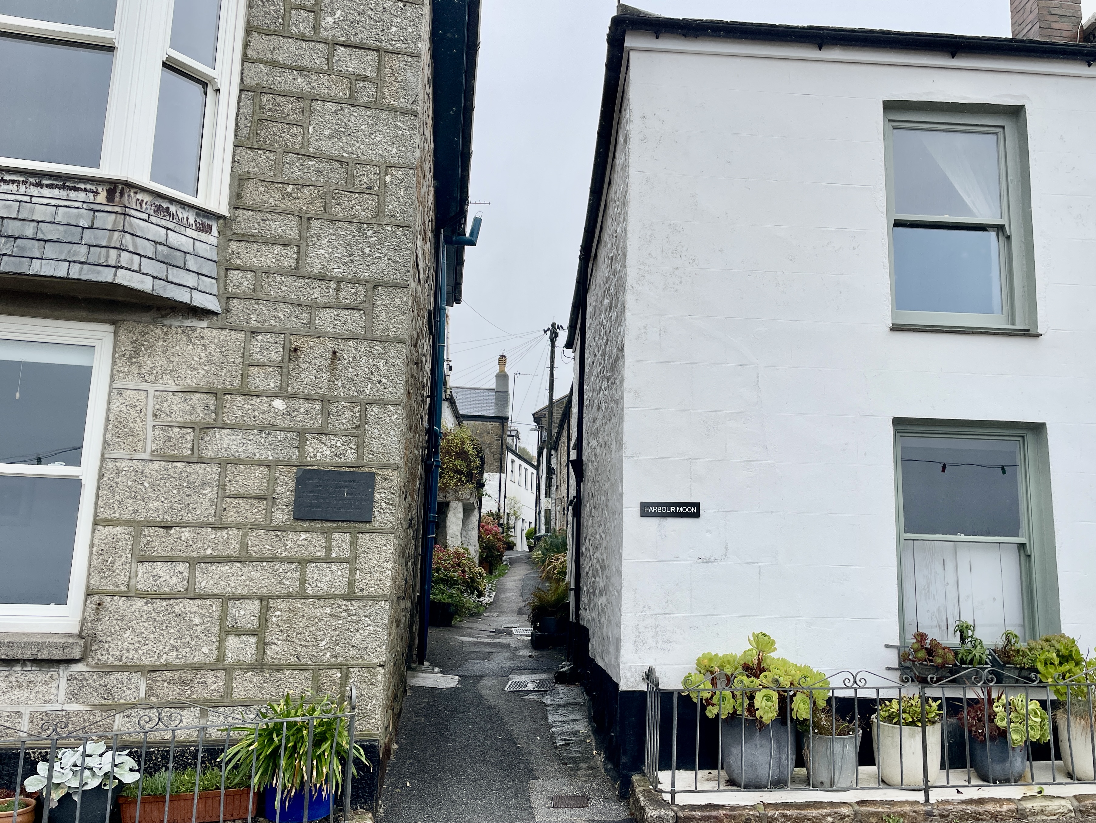 My favourite part of Mousehole were the secret tiny streets
