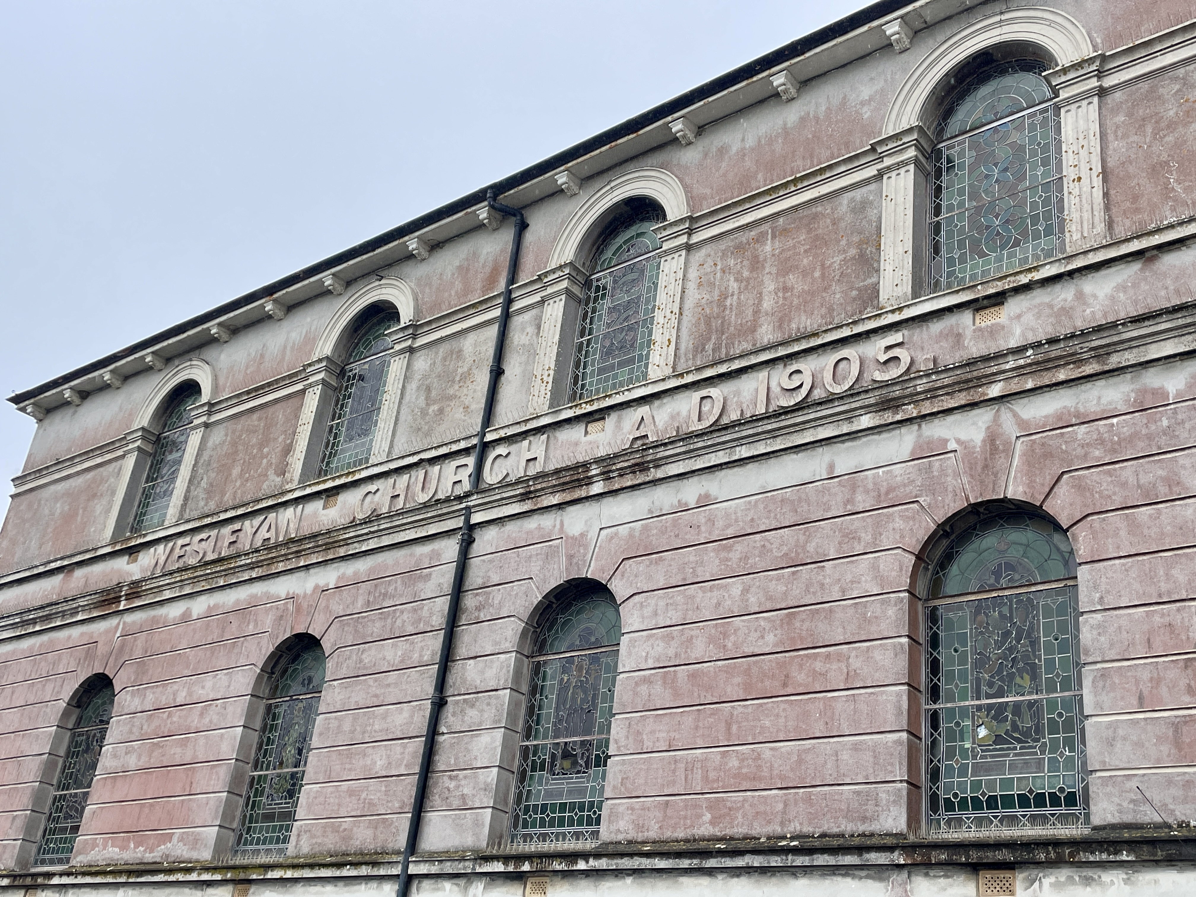 Wesleyan Methodist church, built in 1905, Mousehole, Cornwall