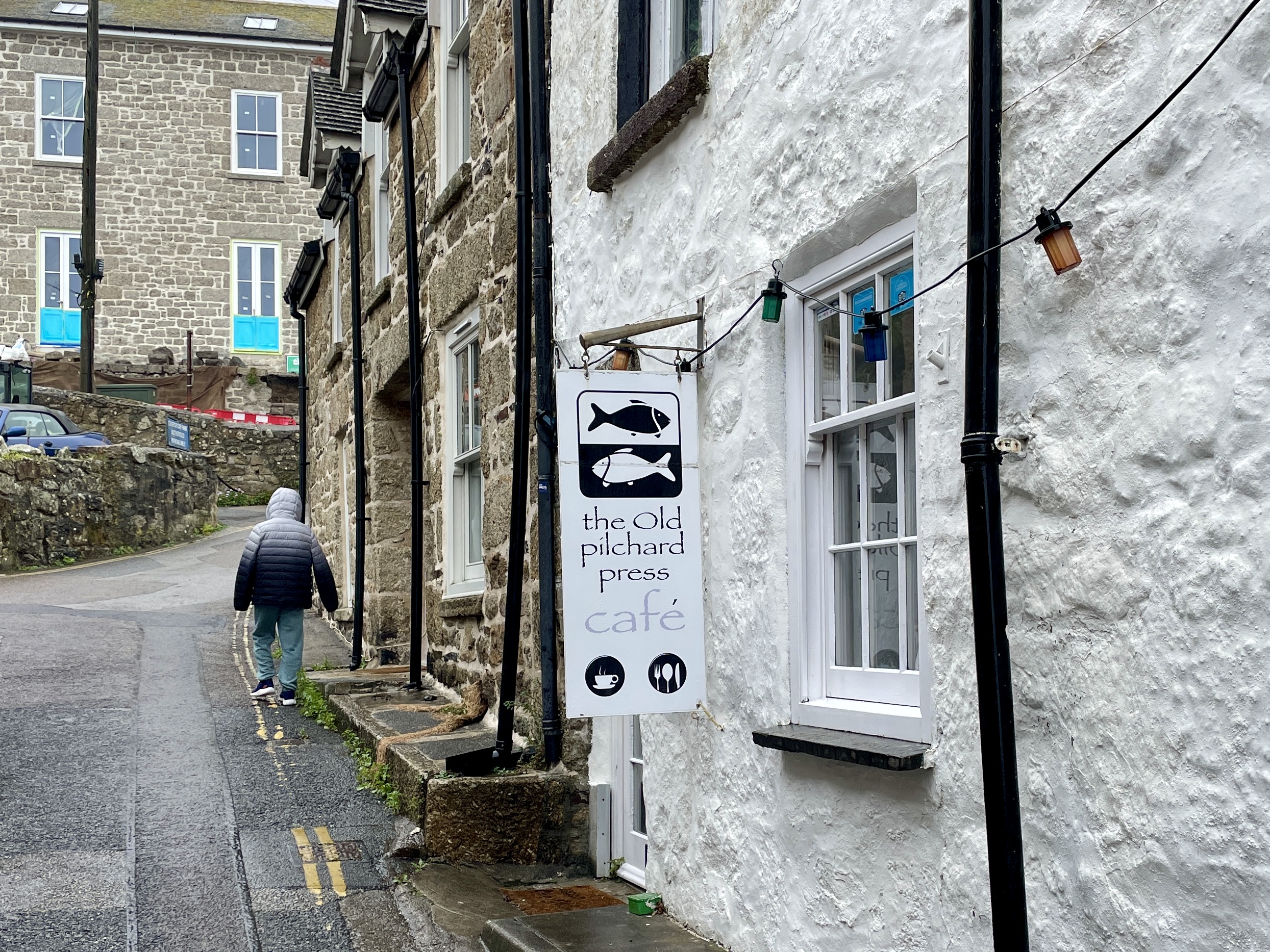 the old pichard press cafe in mousehole