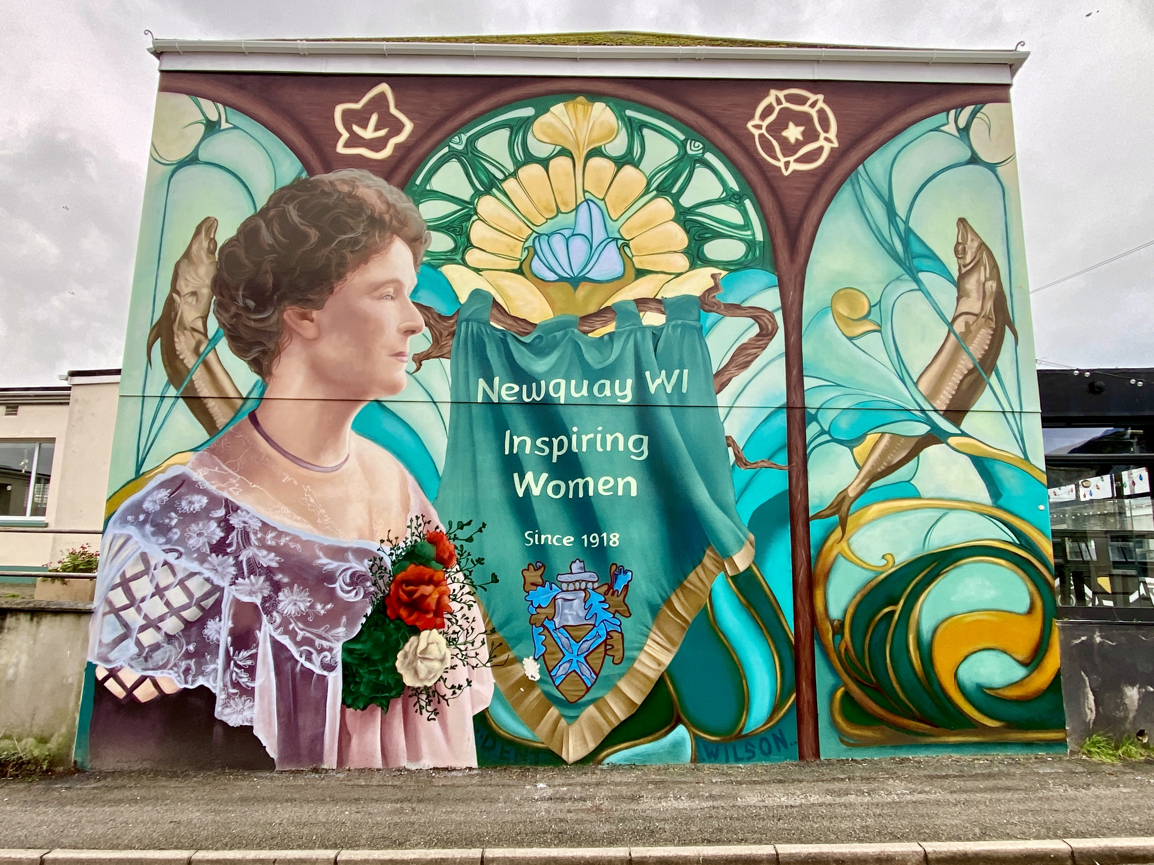 Newquay WI Mural, Inspiring Women Since 1918
