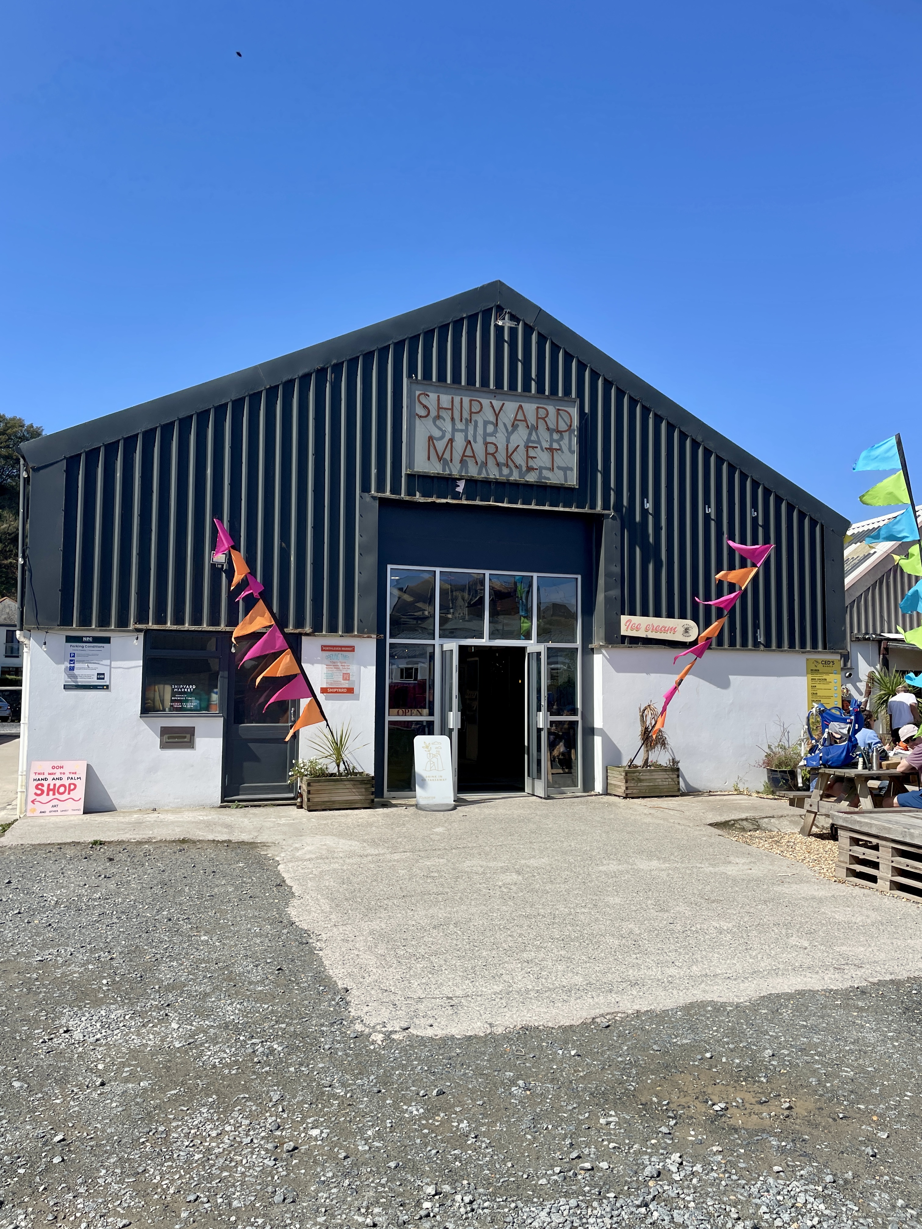 The Shipyard Market in Porthleven