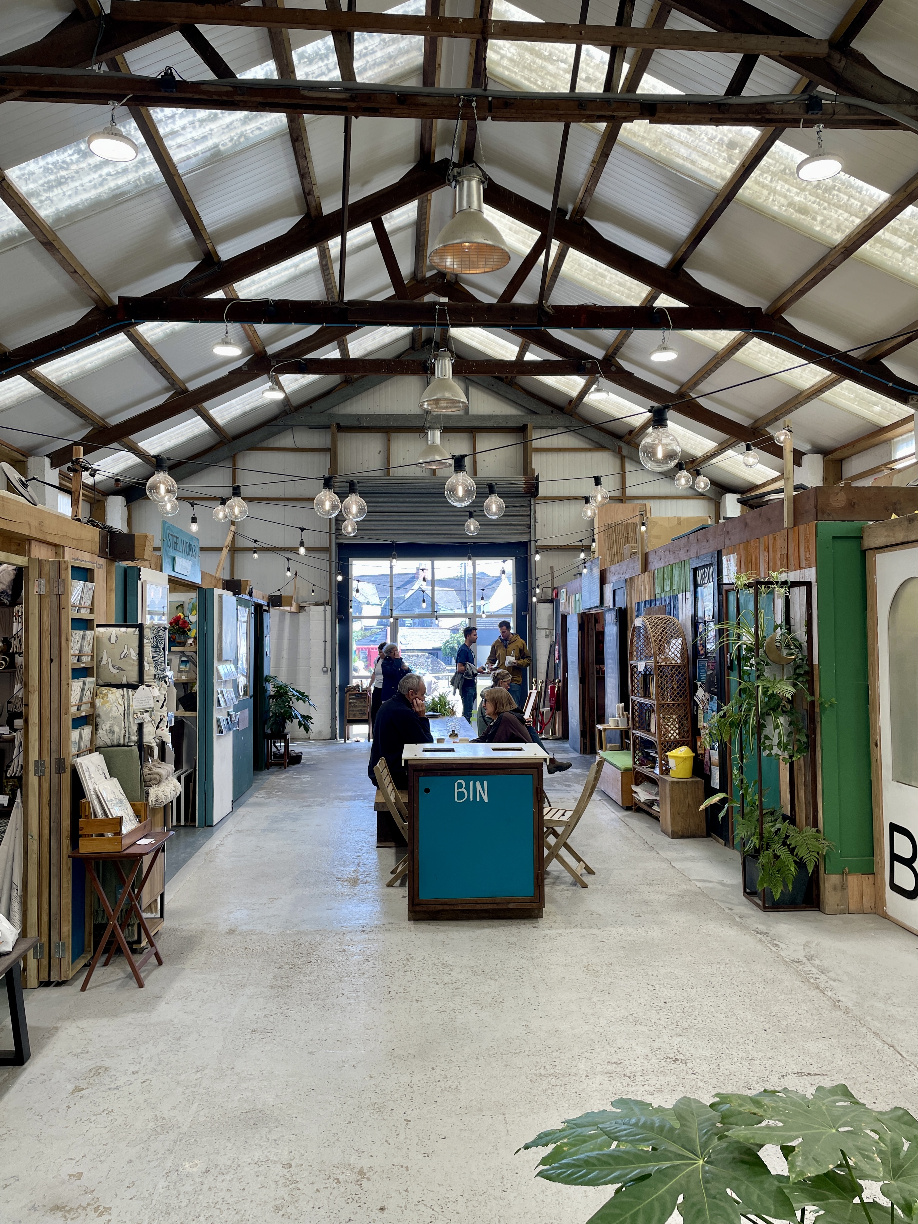 The Shipyard Market in Porthleven