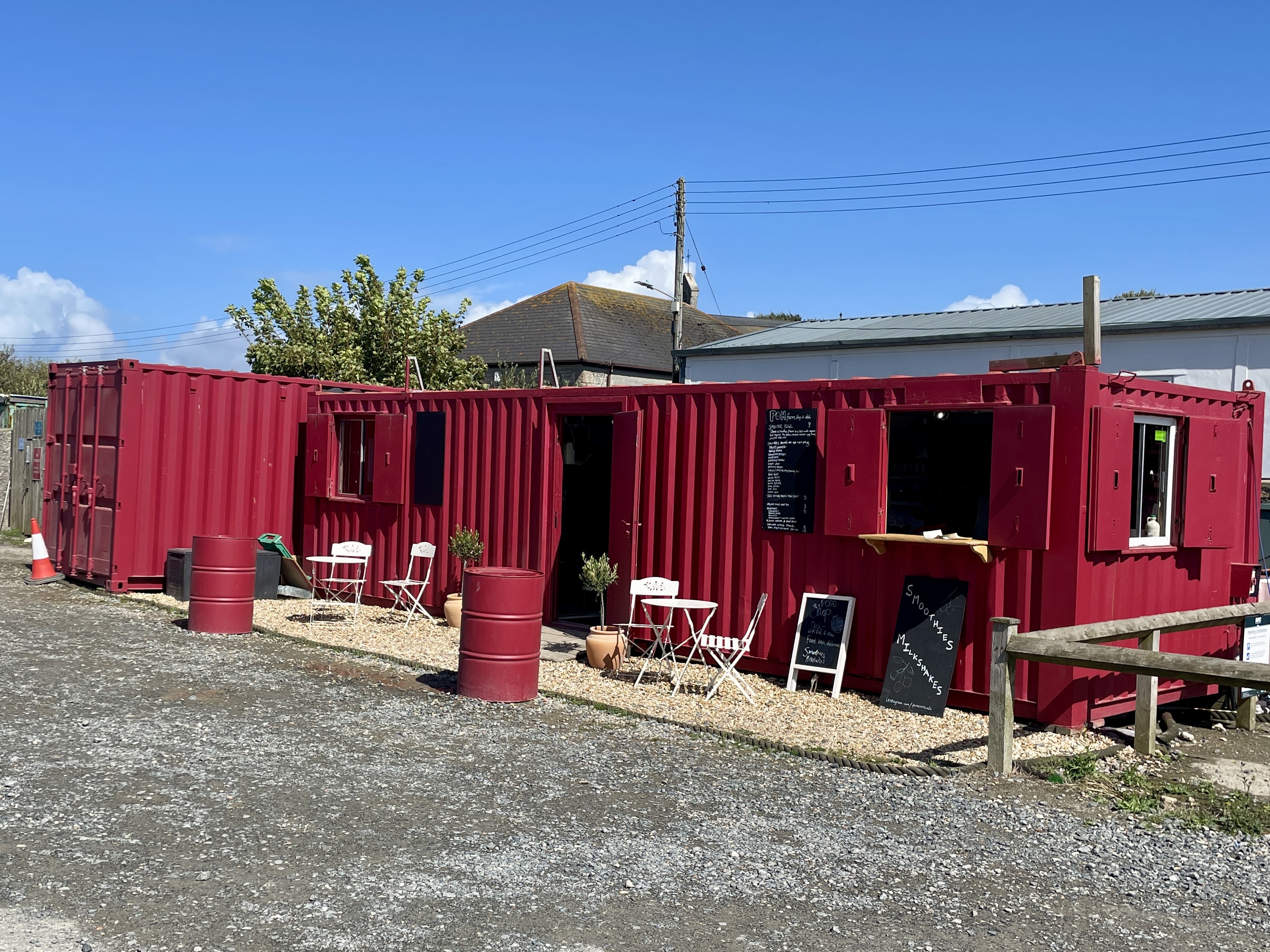 The Shipyard Market in Porthleven
