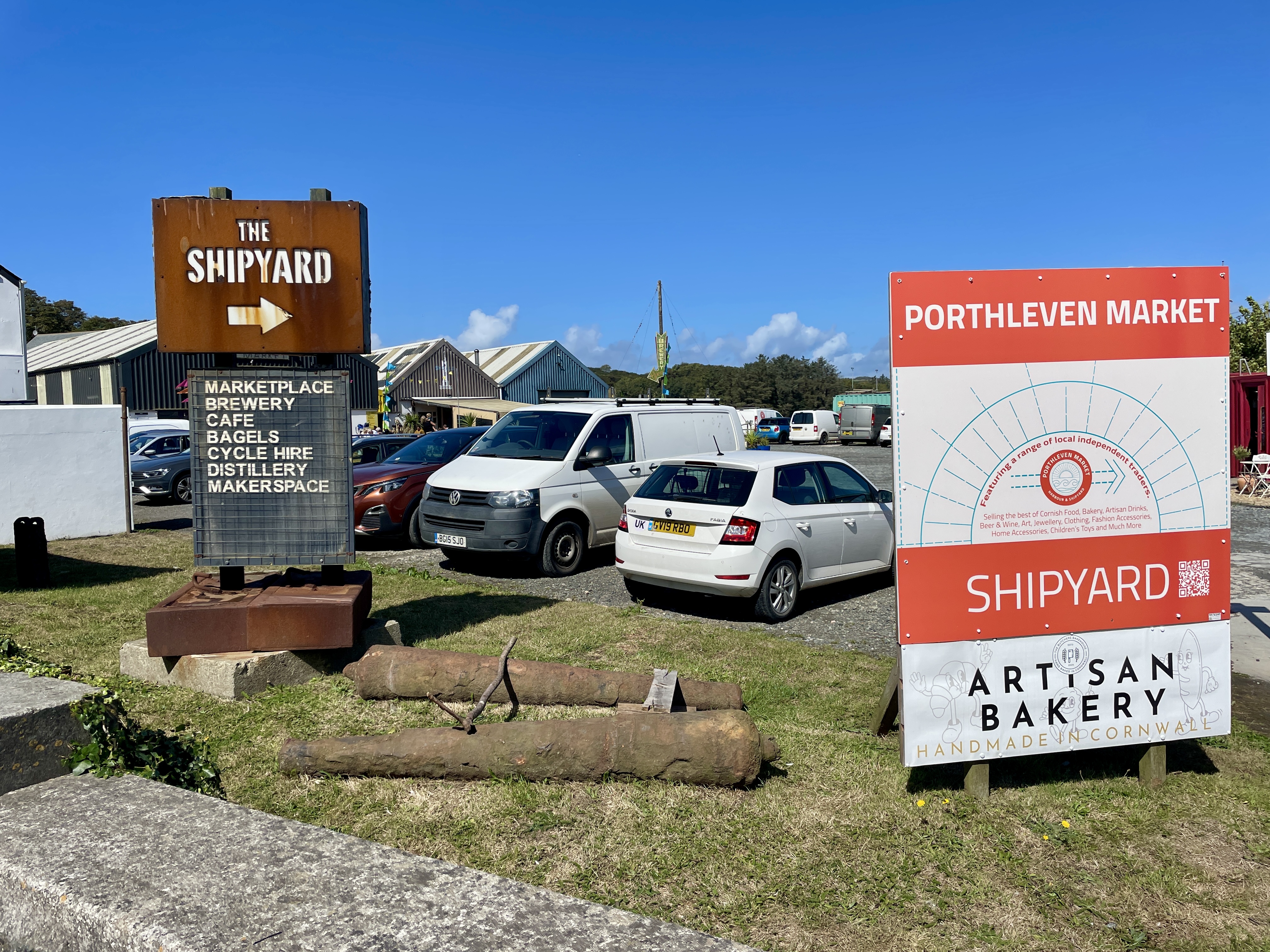 The Shipyard Market in Porthleven