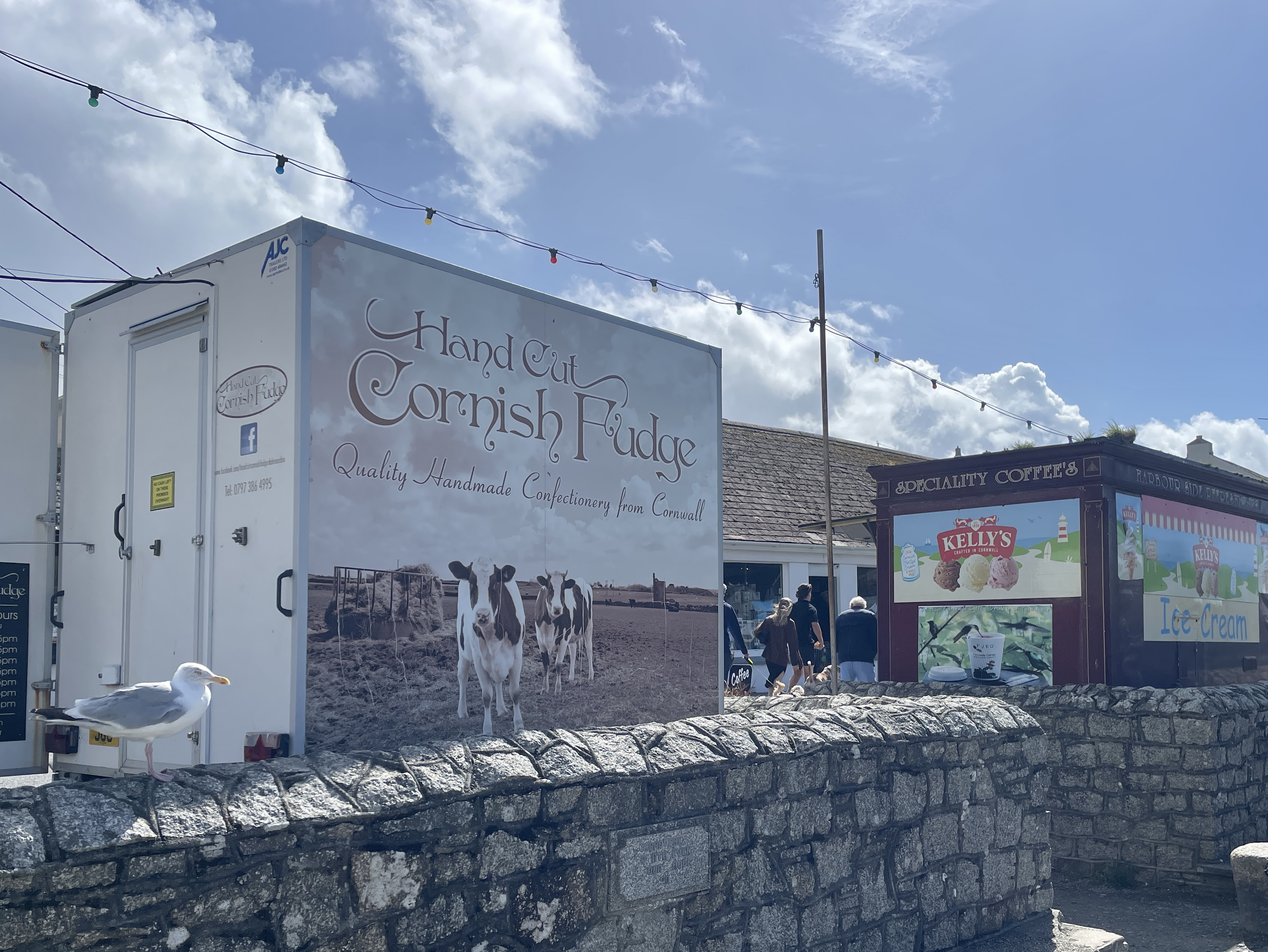 Hand Cut Cornish Fudge, Porthleven, Cornwall
