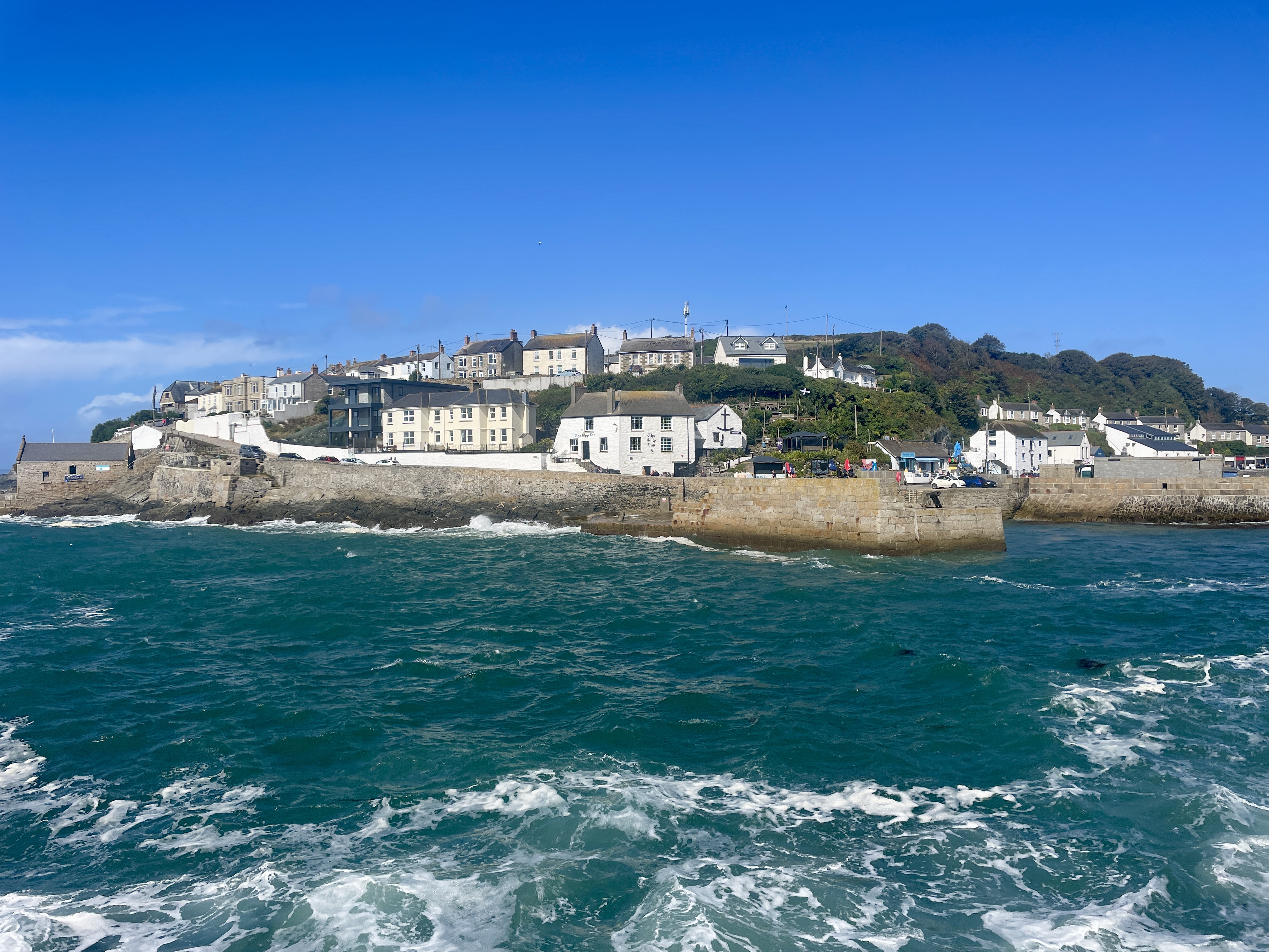 View of Porthleven from the pier
