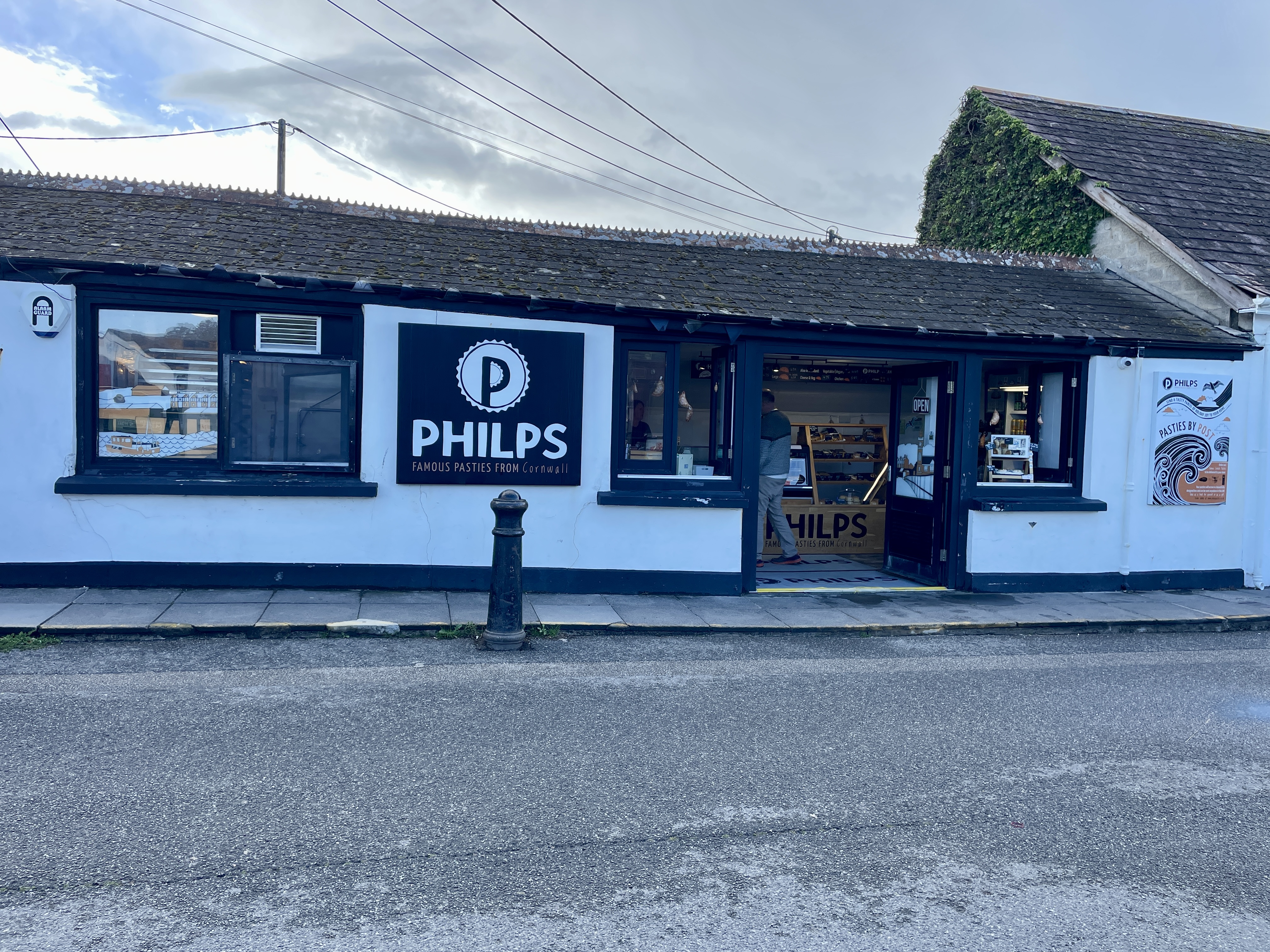 Philps vegan pasties in Porthleven