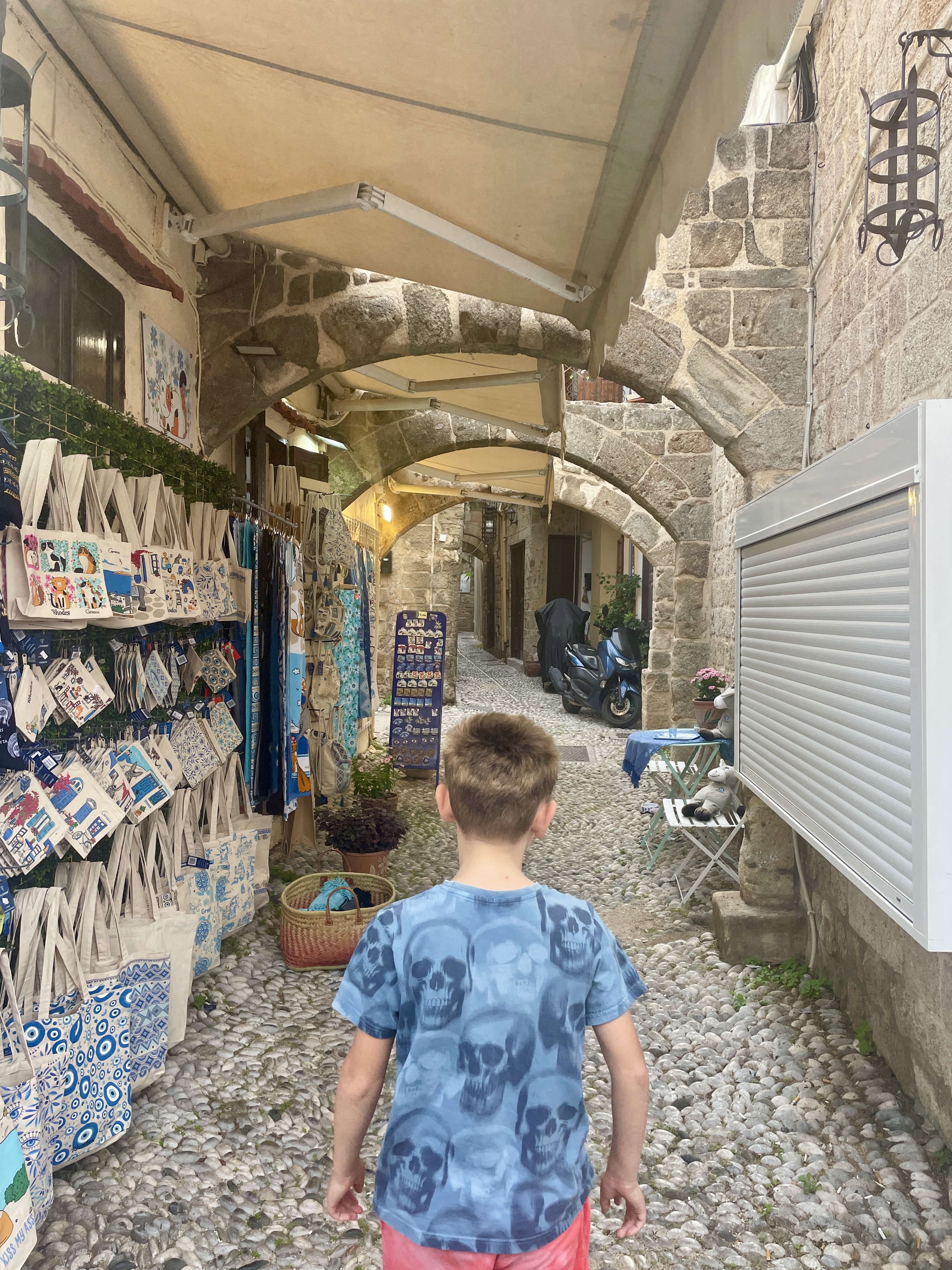 exploring rhodes old town