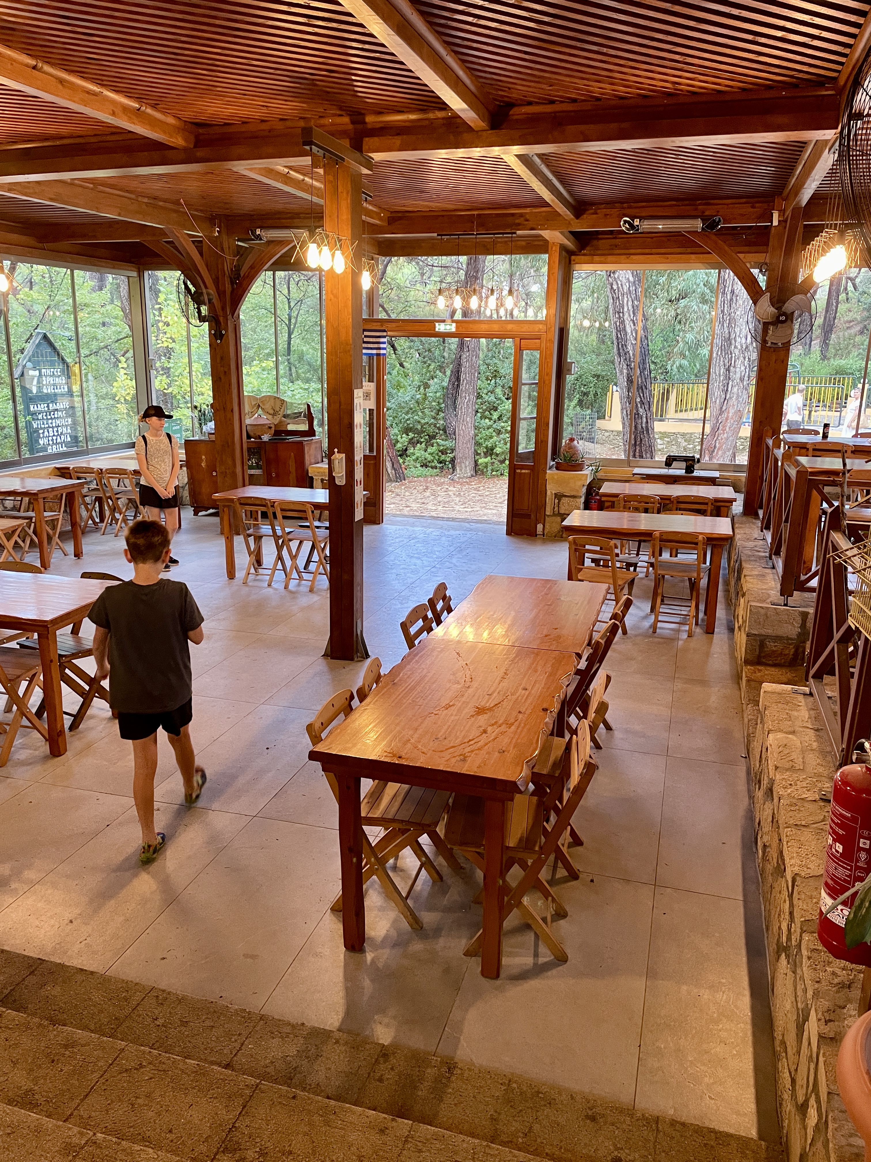 Seven Springs Taverna, inside
