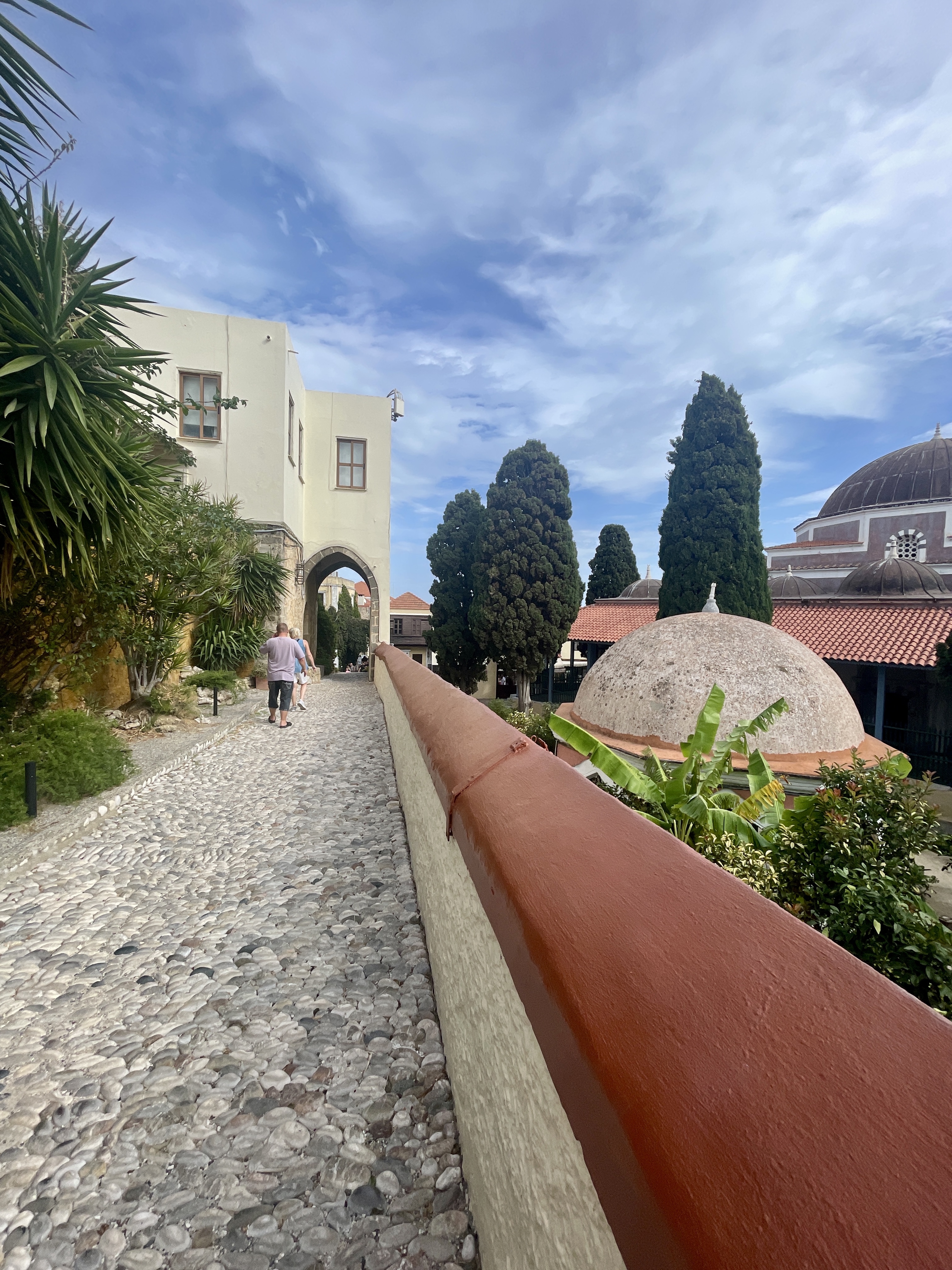 Cobbled street next to the Suleymaniye Mosque