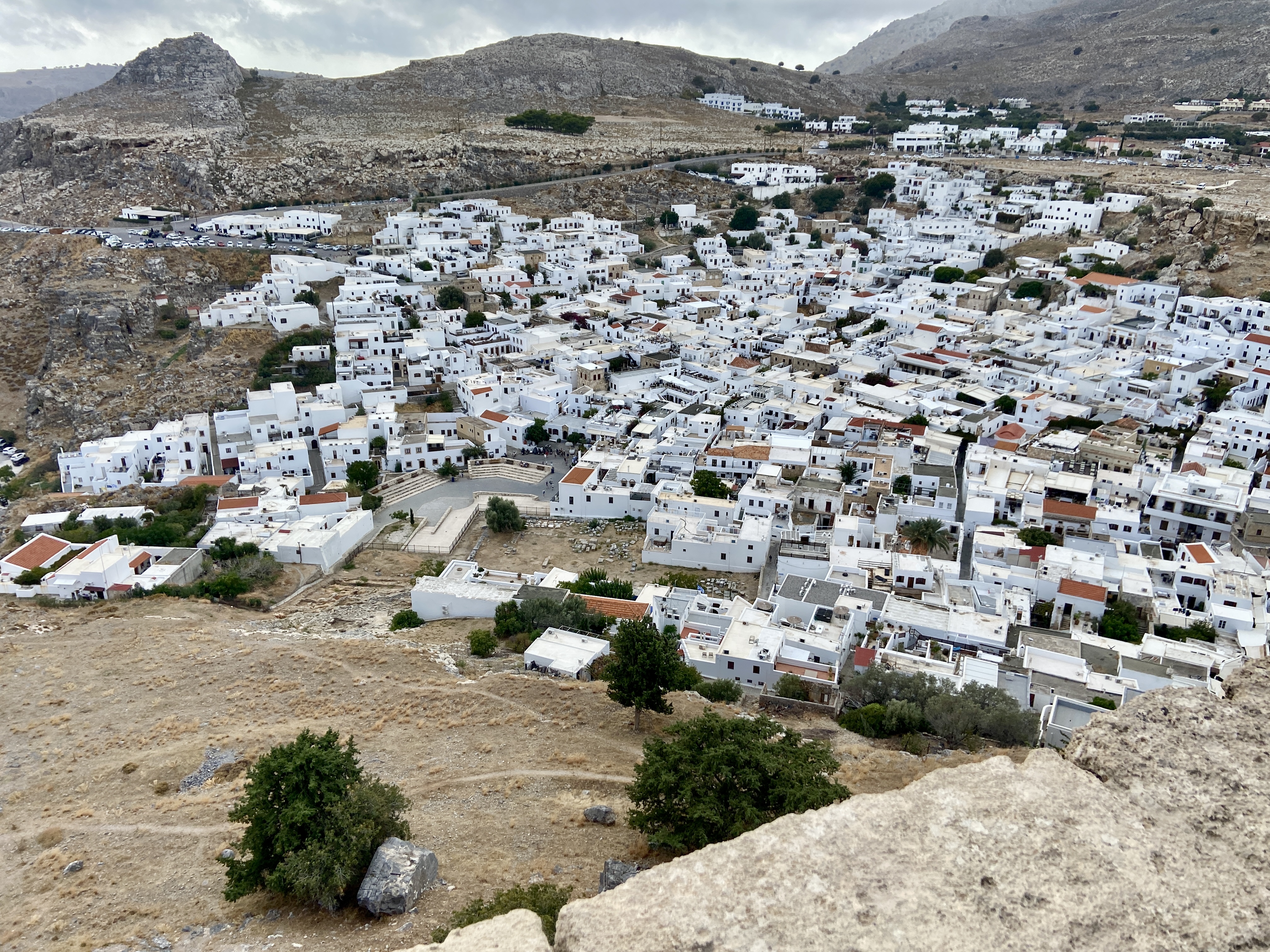 Lindos from the Acropolis