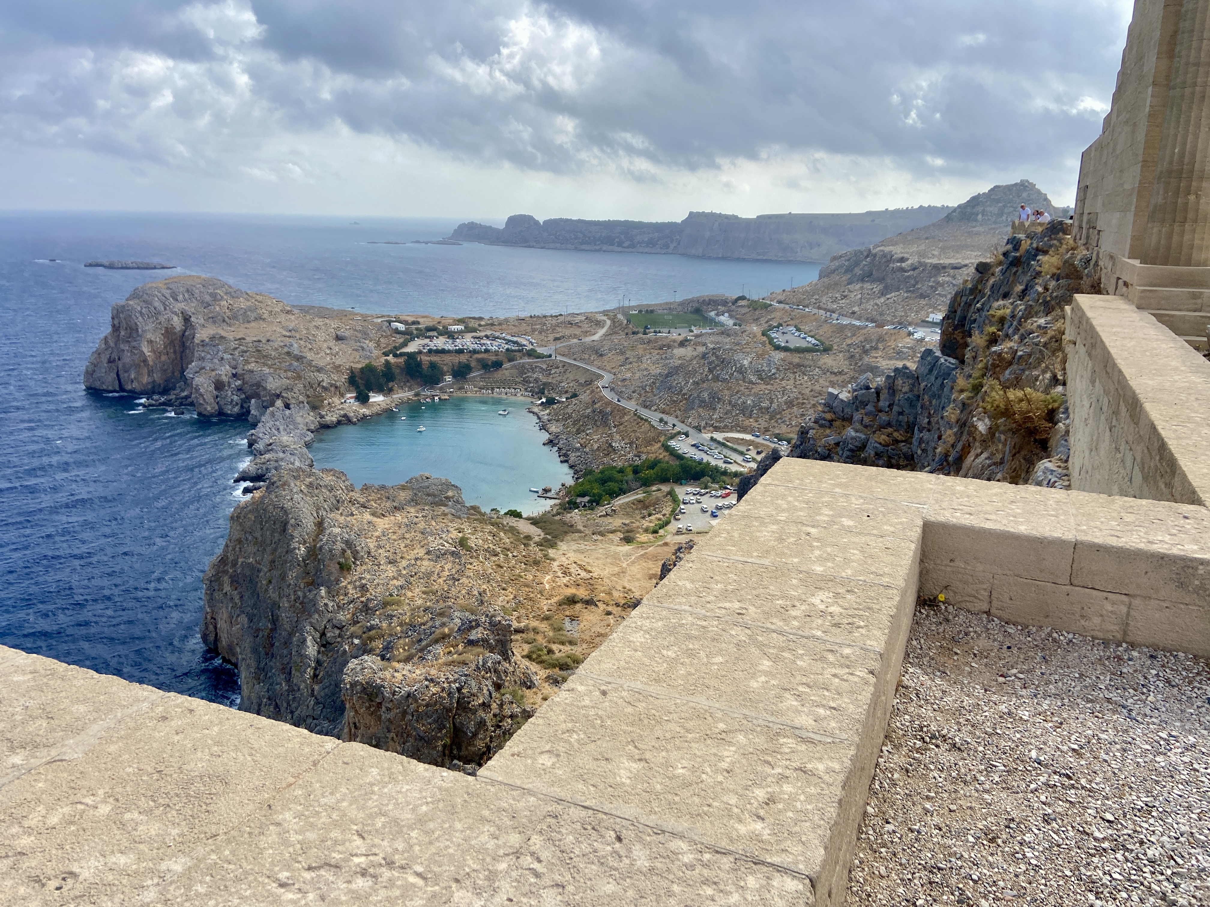 View of St Paul's Bay from the Acropolis