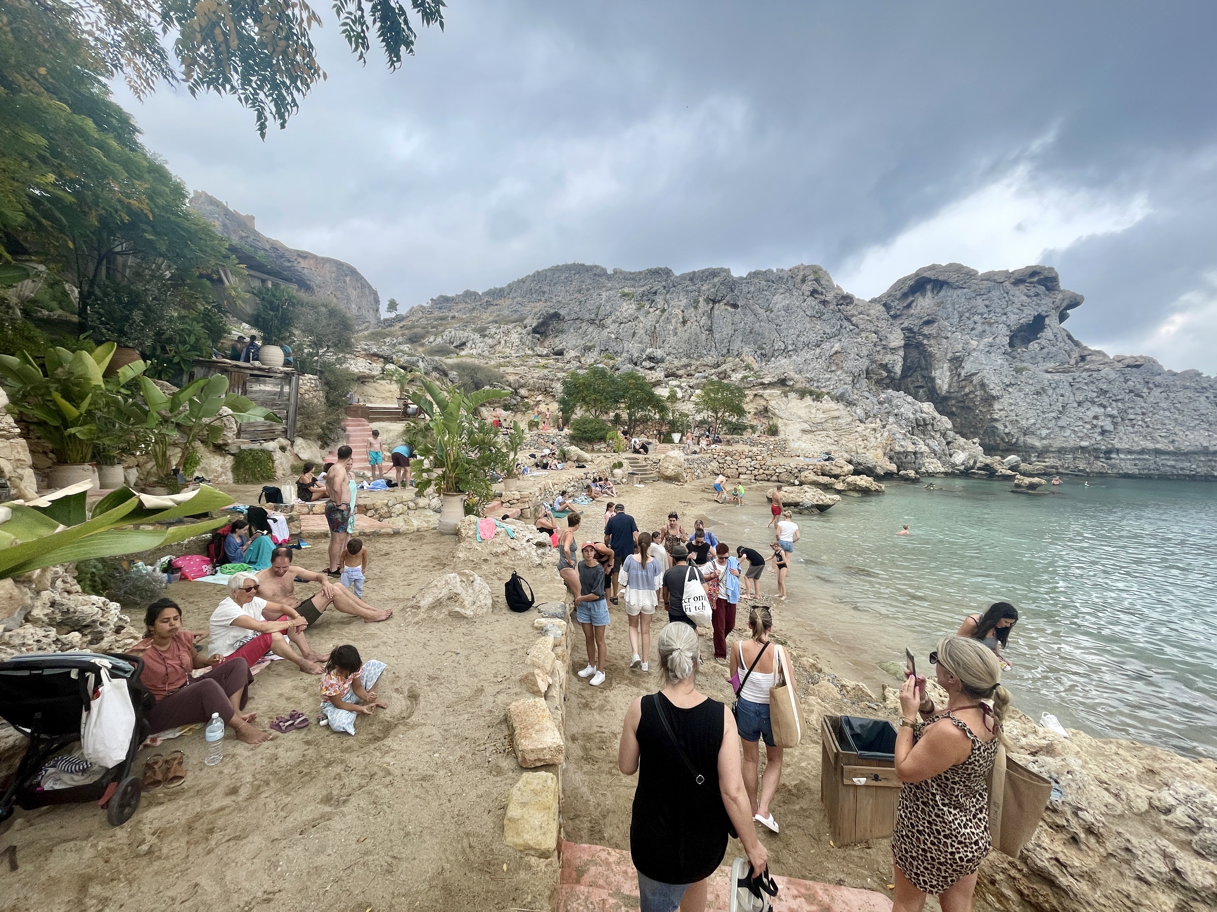 Mikros Gialos Beach, St Paul's Bay, Lindos