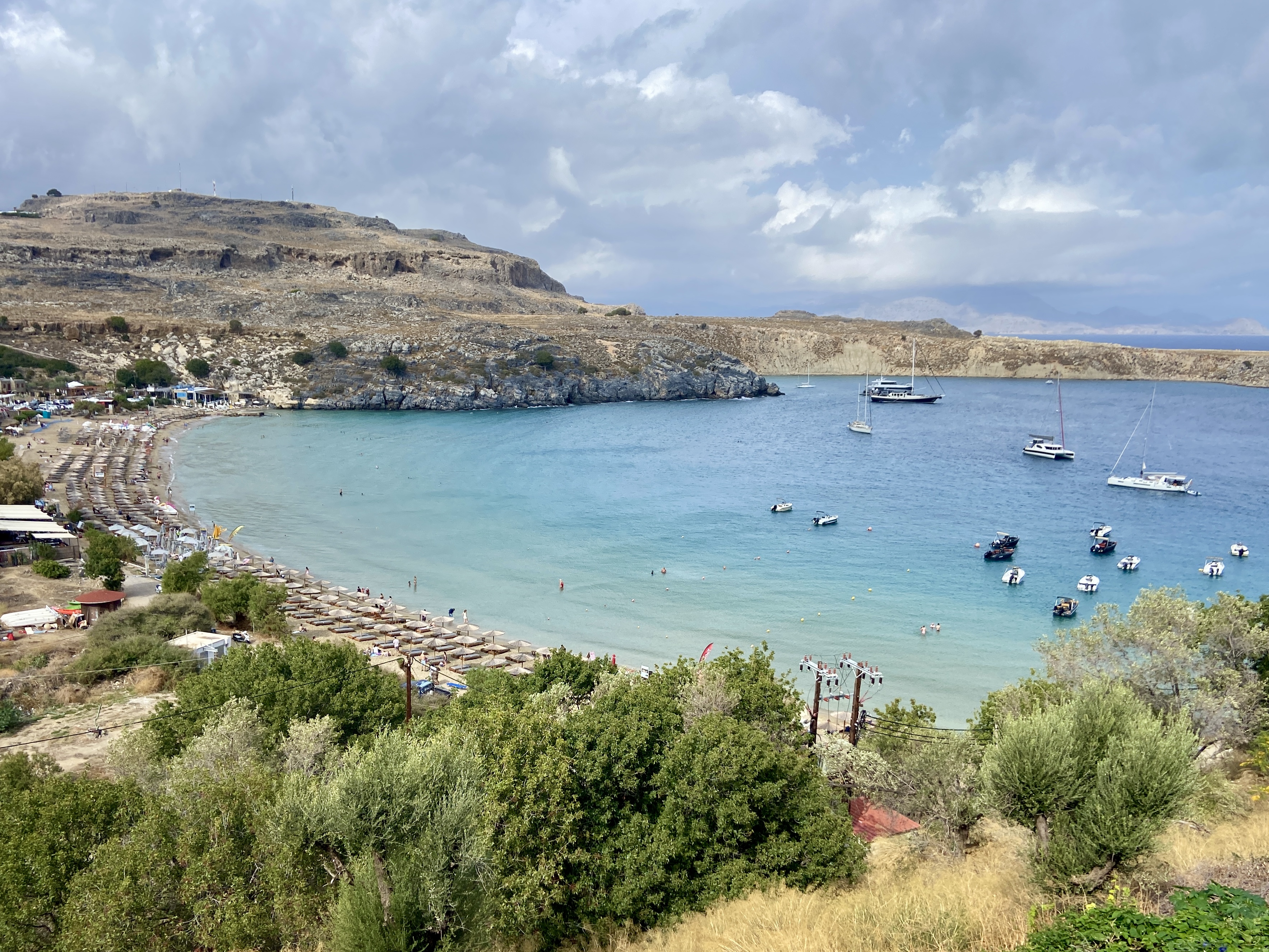 Lindos Bay and Beach
