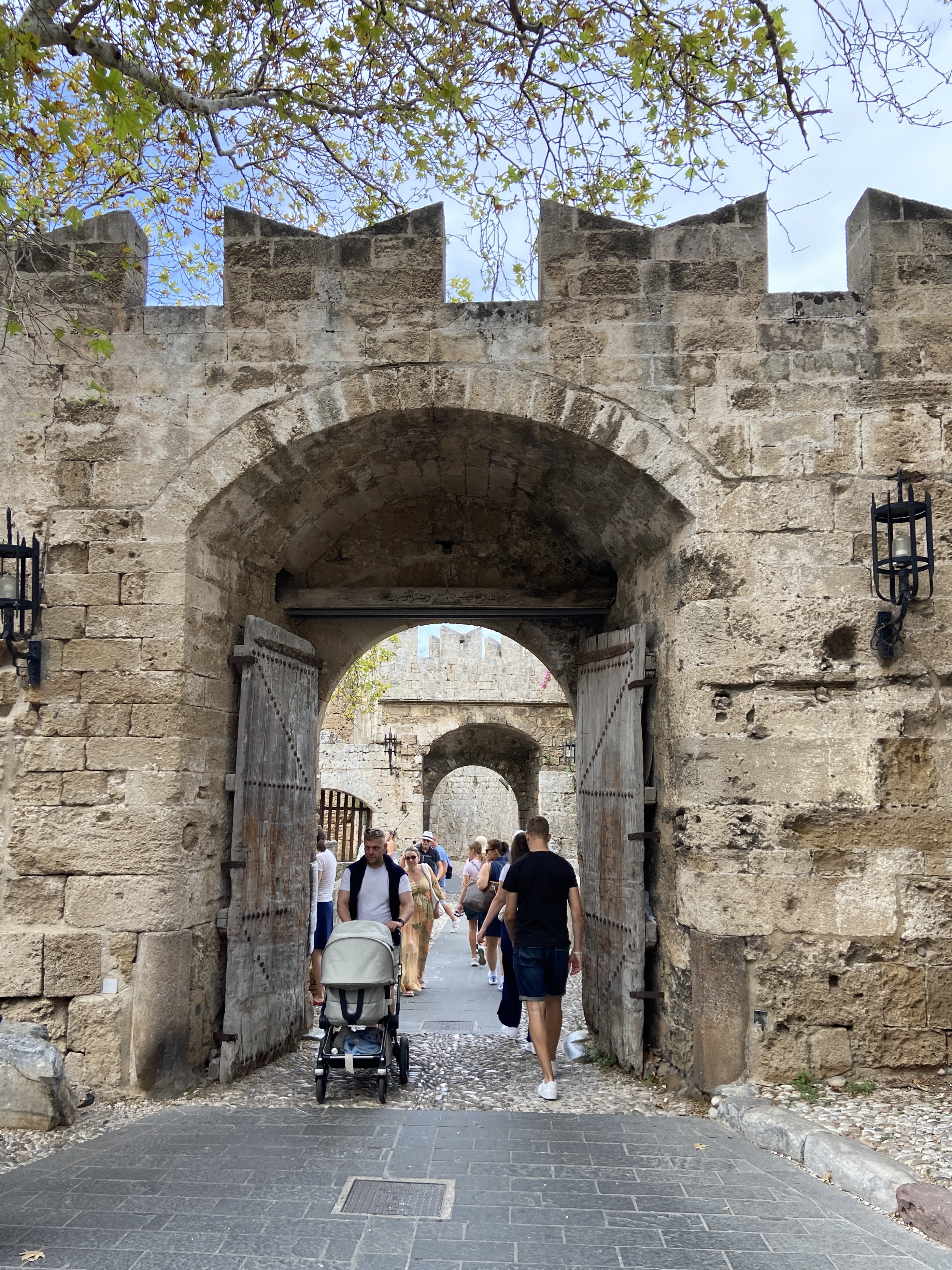 Gates and entranceway into Rhodes Old Town